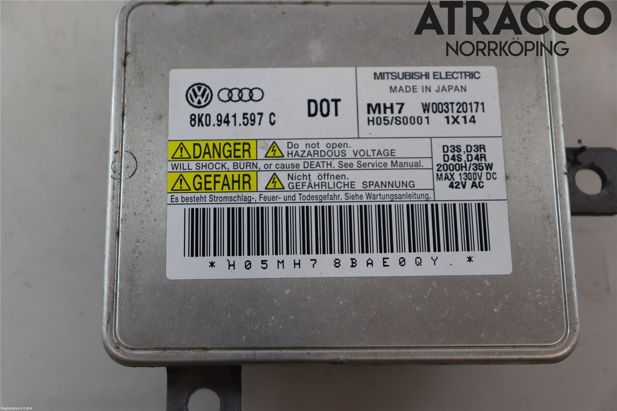 Volkswagen VW TIGUAN 07-16 Styrenhet Strålkastare