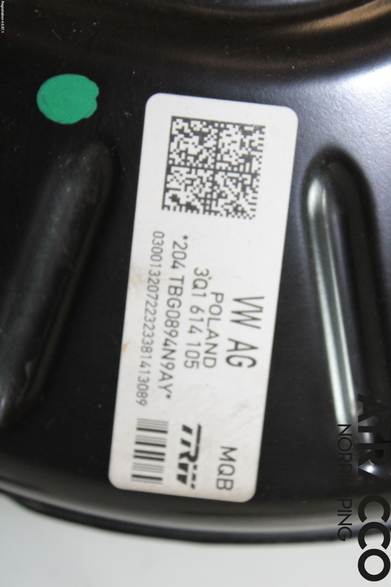 Volkswagen VW PASSAT 15-19 Bromsservo