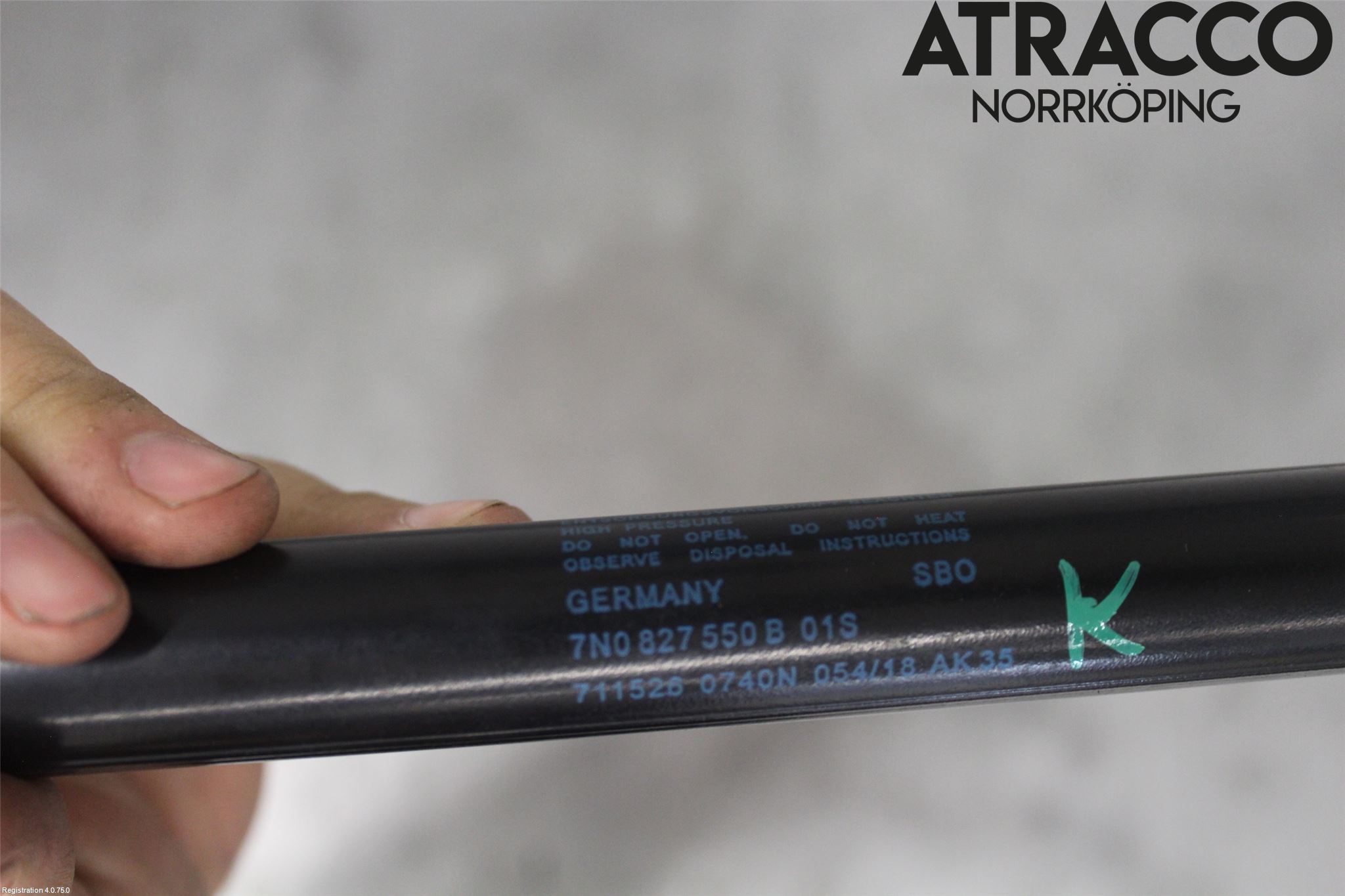 Seat ALHAMBRA 11- Gasfjäder Baklucka