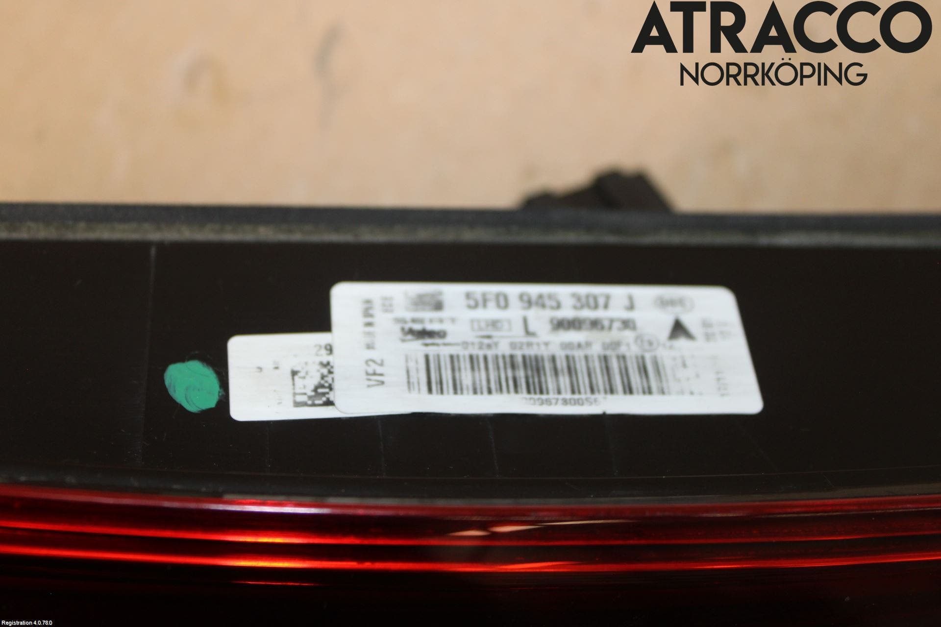 Seat LEON 13-20 Bakljus Lucka Vä