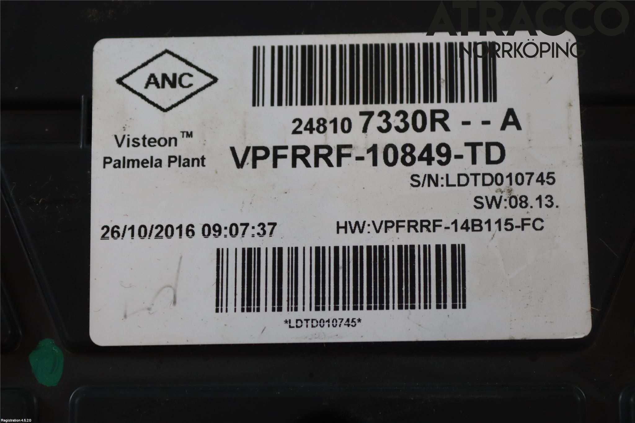 Opel VIVARO 15-19 Instrument Komb