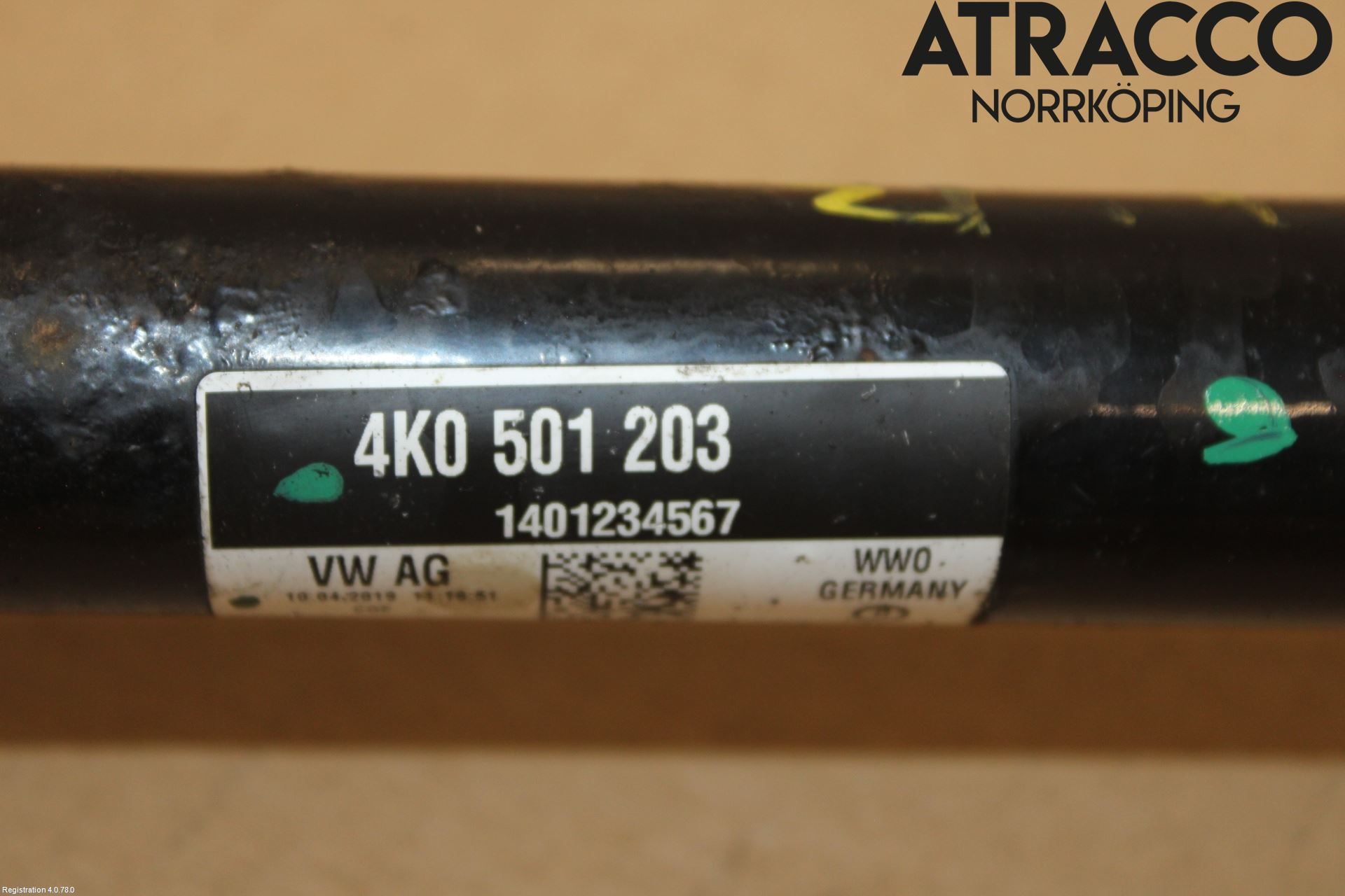 Audi A6 F2/C8 19- Drivaxel Bak Vänster