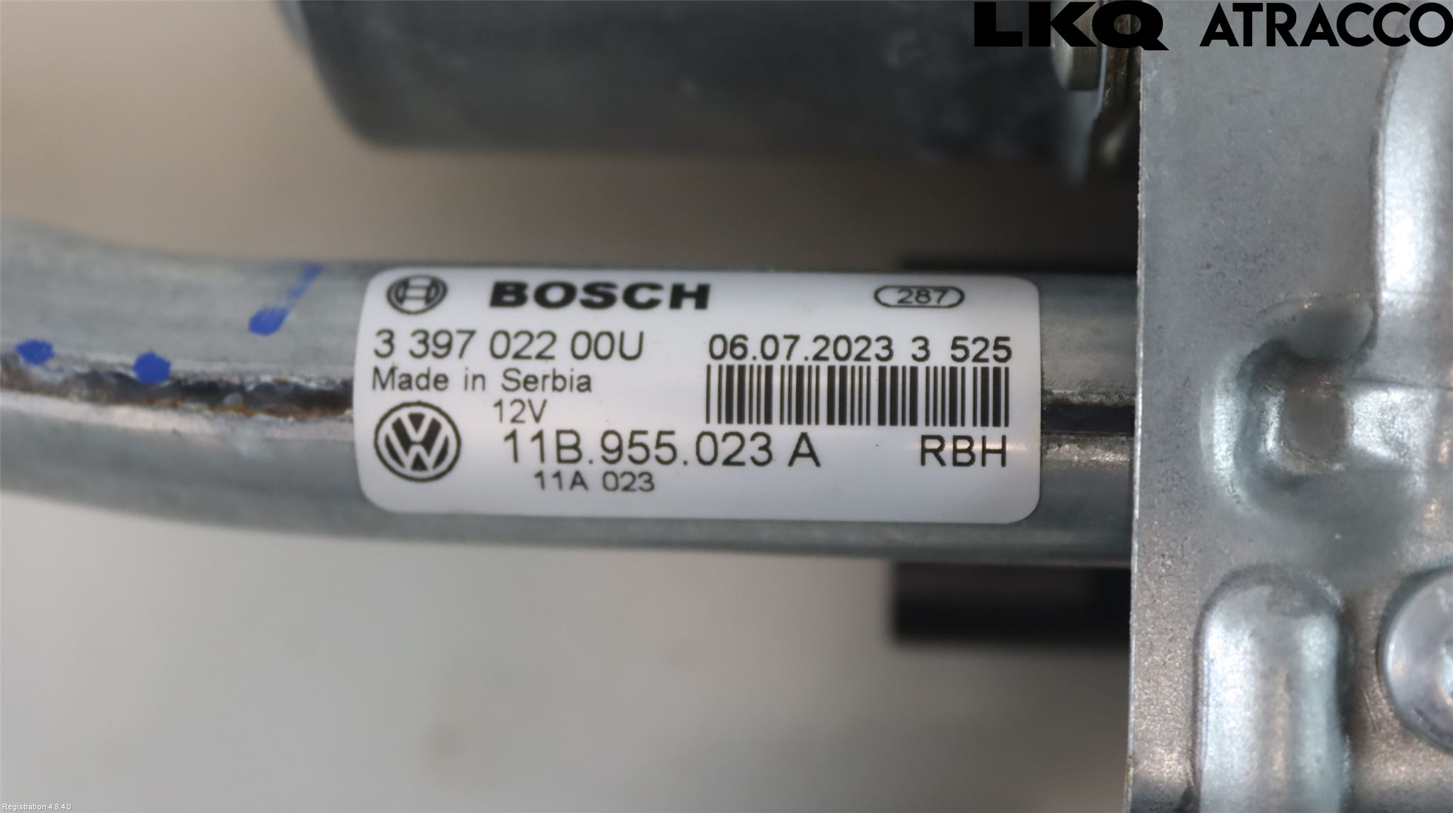 Volkswagen VW ID.4 21- Torkarmekanism Vindruta