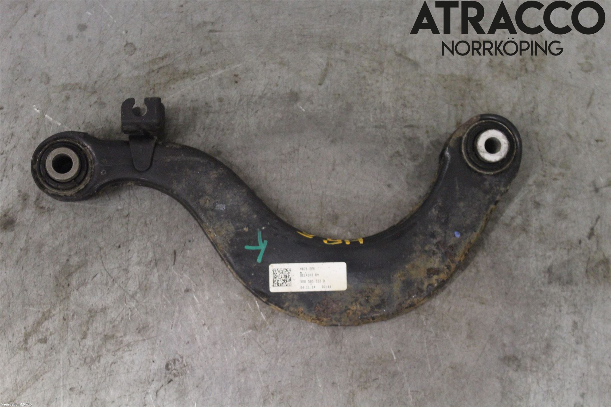 Volkswagen VW PASSAT 11-14 Bärarm Bak Övre Höger