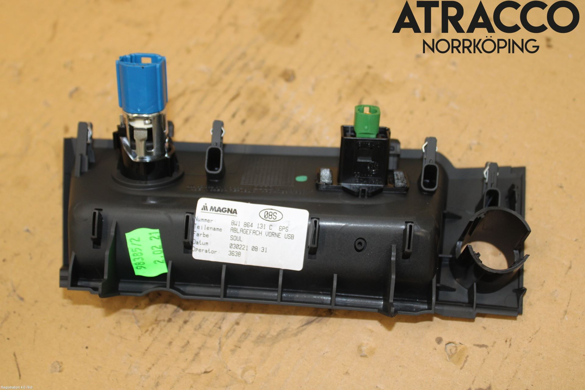 Audi A5 17- Instrumentbräda Förvaringsfack