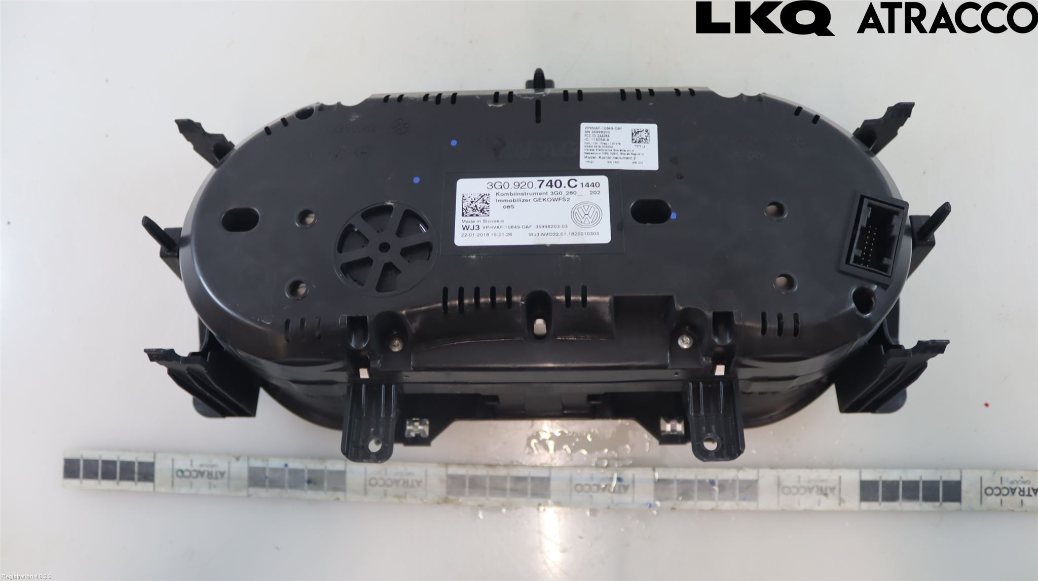 Volkswagen VW PASSAT 15-19 Instrument Komb