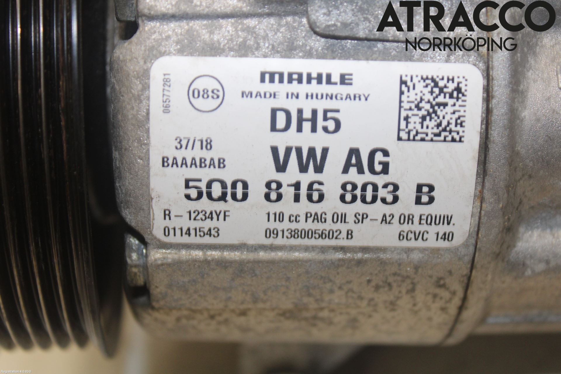 Volkswagen VW GOLF / E-GOLF VII 13-20 Ac Kompressor