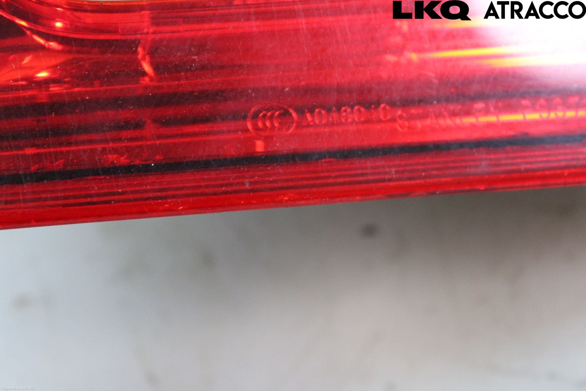 Mitsubishi ASX 10-22 Bakljus Lucka Hö