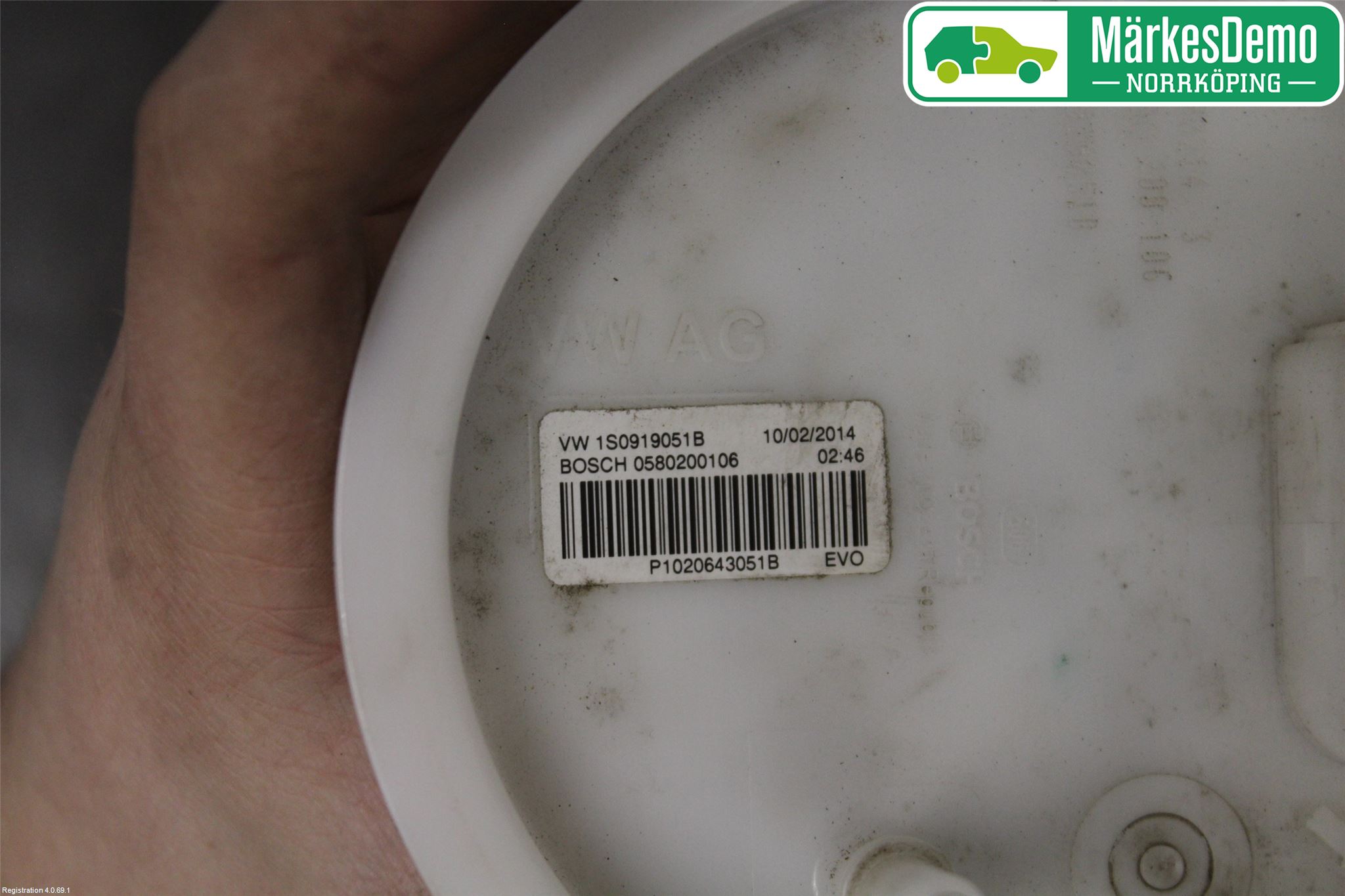 Volkswagen VW UP! / E-UP! Bränslepump El