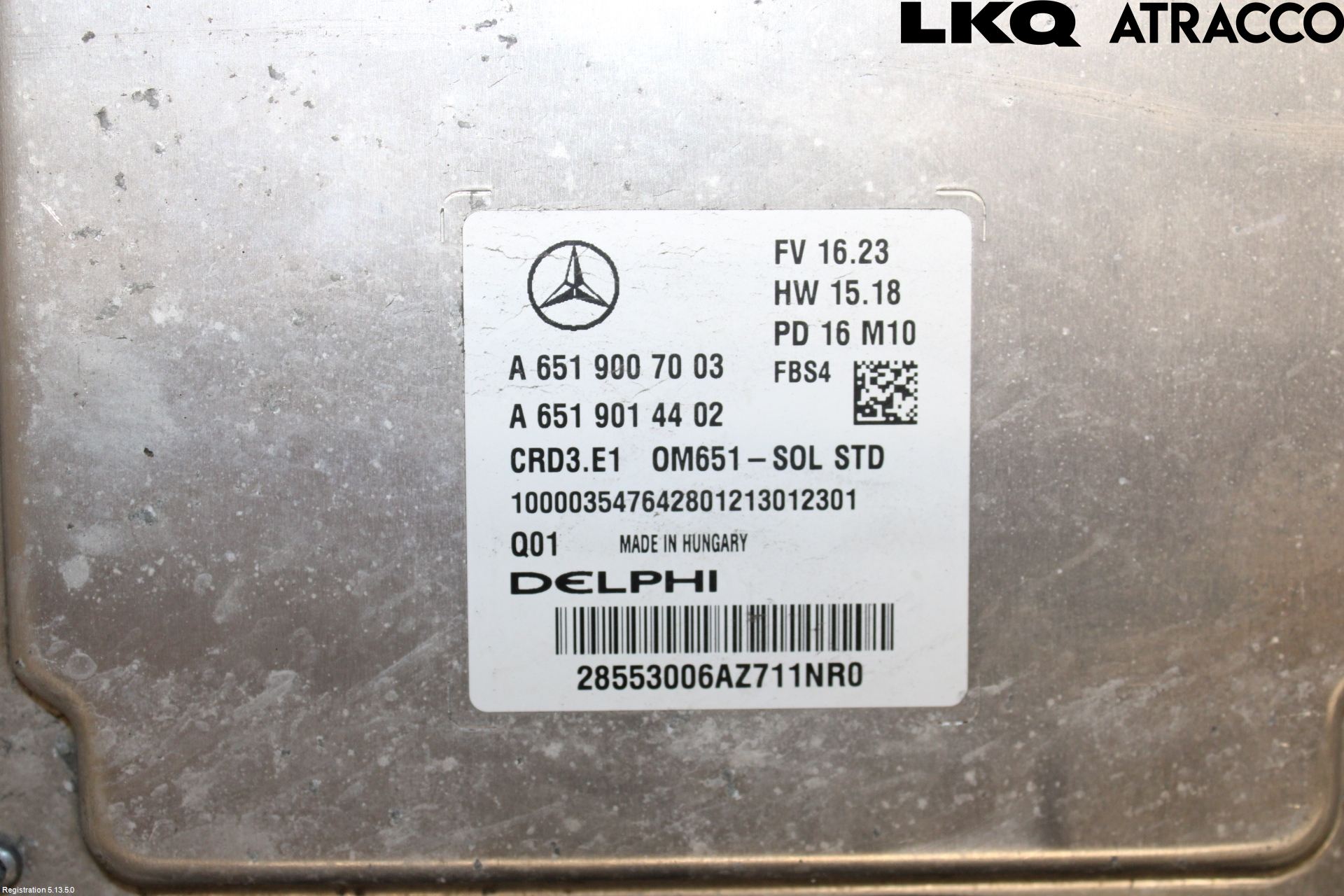 Mercedes-Benz MB B-KLASS (W246/W242) 12-19 Styrenhet Inspump Diesel
