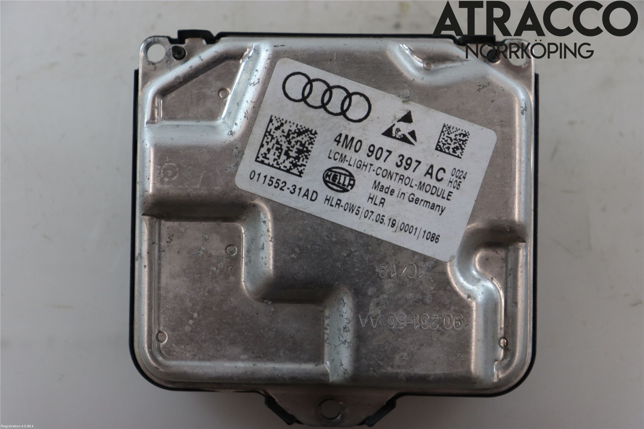 Audi A4/S4 B9 20- Styrenhet Strålkastare