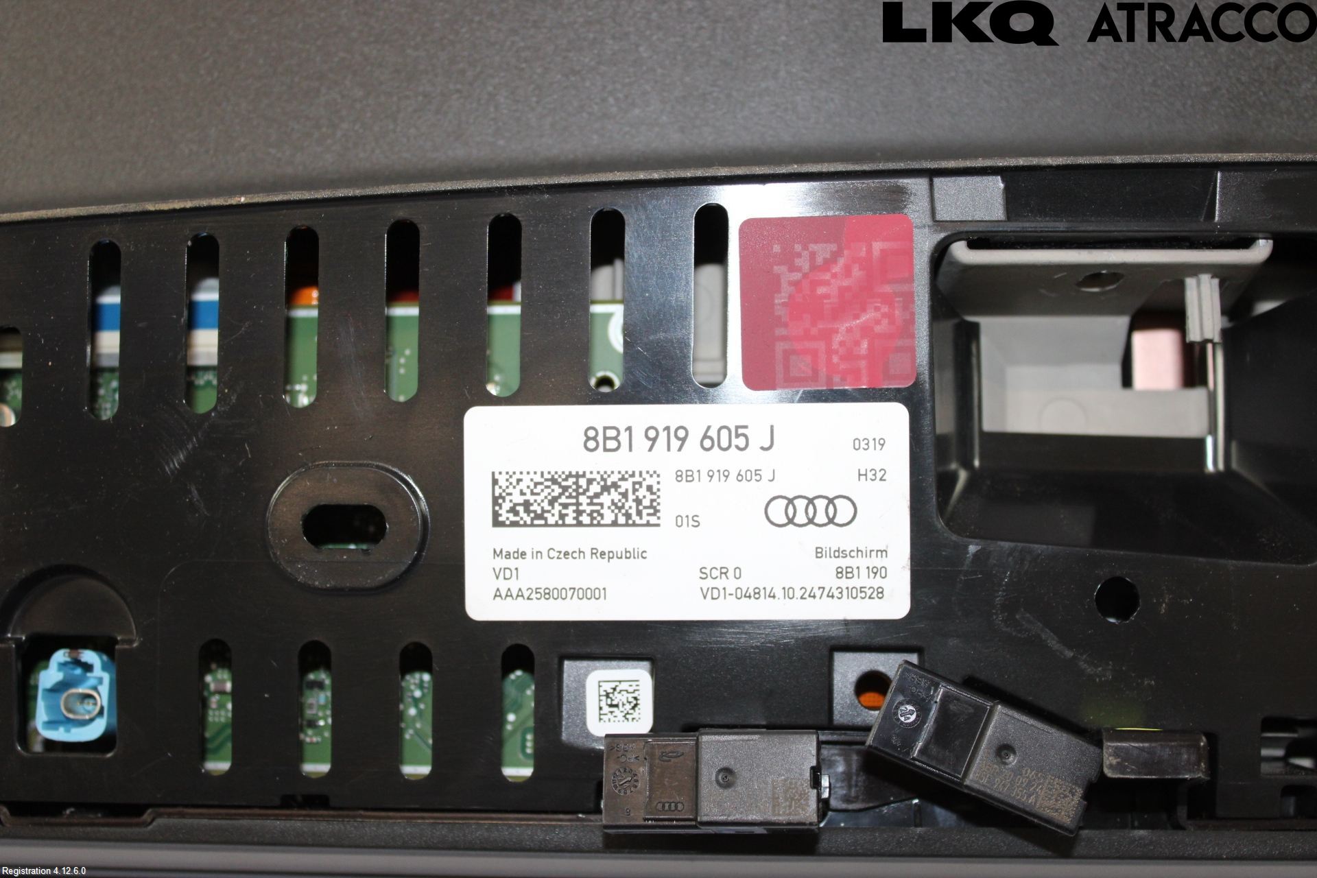 Audi Q6 E-TRON CN 24- Instrument Komb