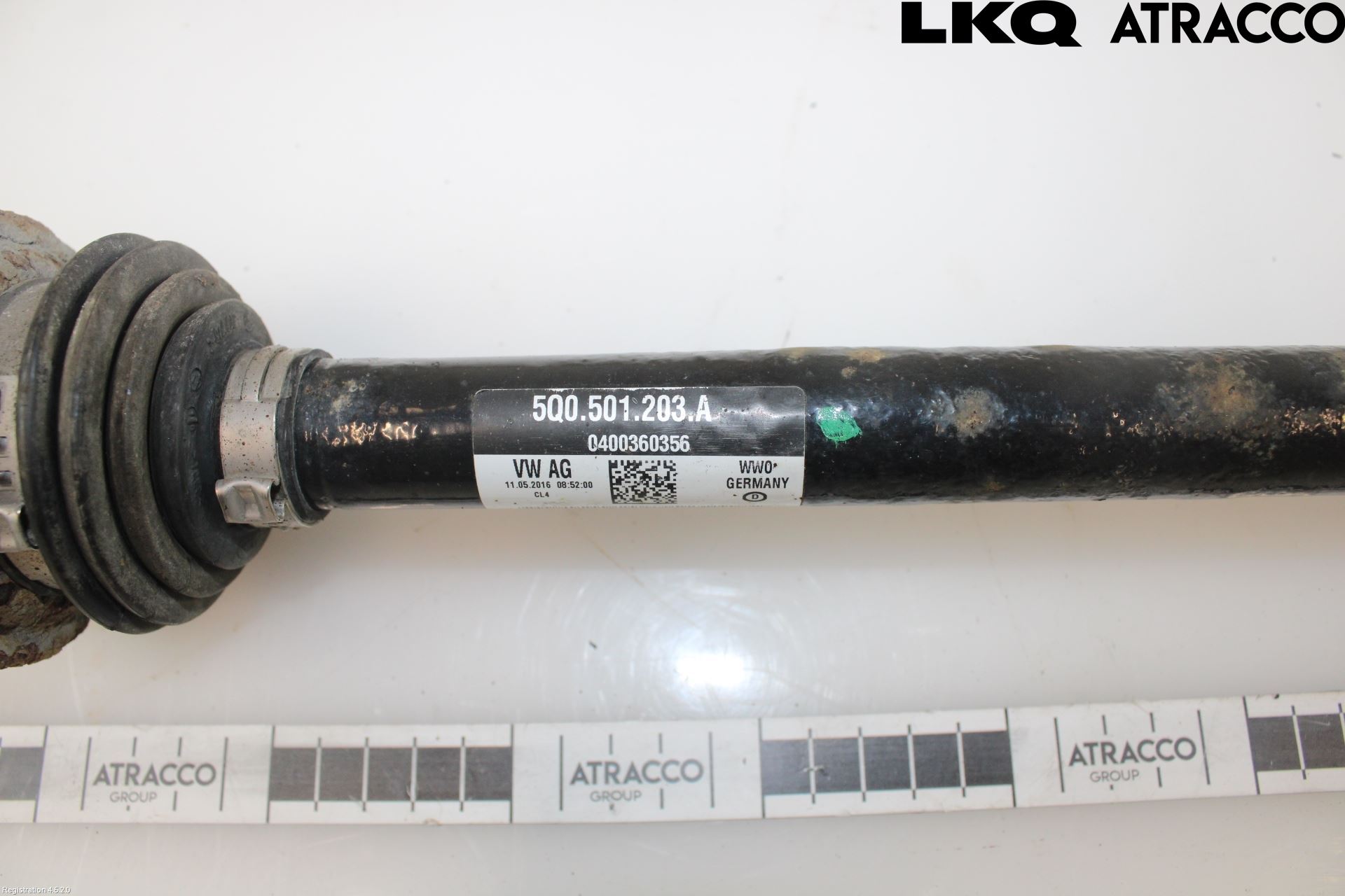 Volkswagen VW GOLF / E-GOLF VII 13-20 Drivaxel Bak Vänster