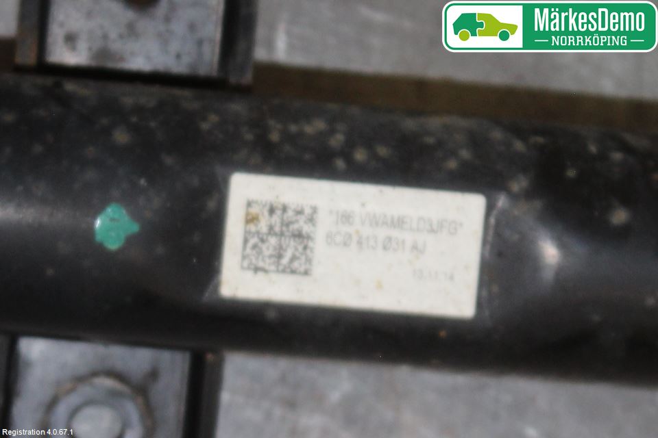 Volkswagen VW POLO 10-17 Fjäderben Fram Vänster