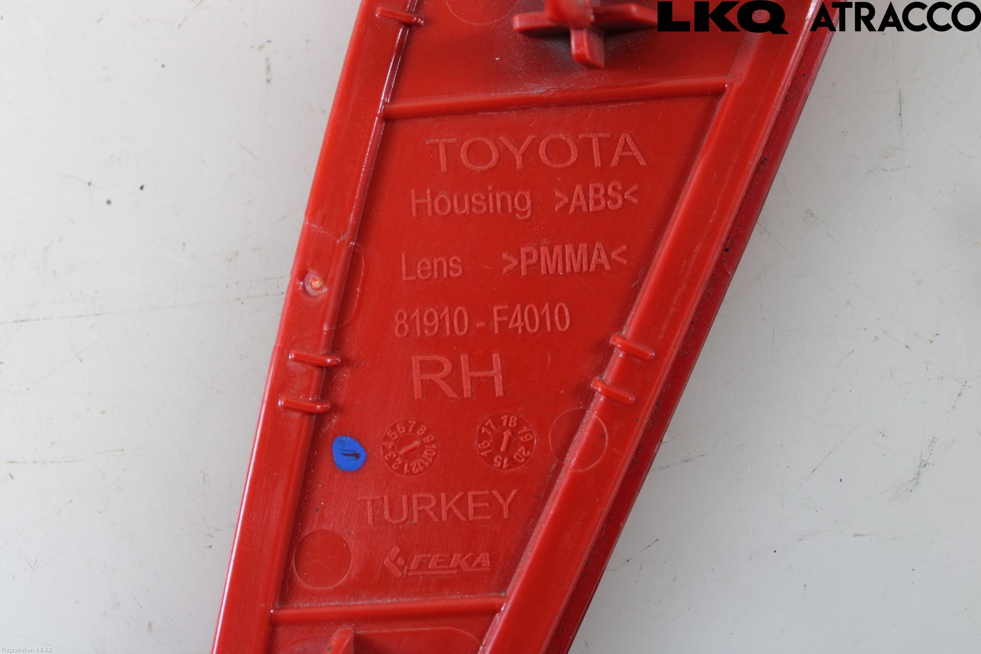 Toyota C-HR 16-23 Dimljus/Reflex Bak