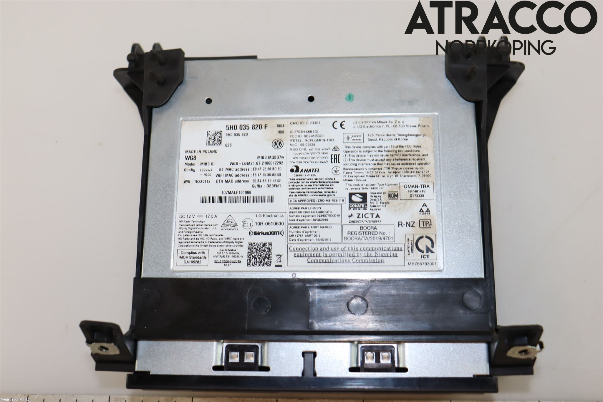 Volkswagen VW GOLF / E-GOLF VIII 20- Cd Radio - Multimediapanel