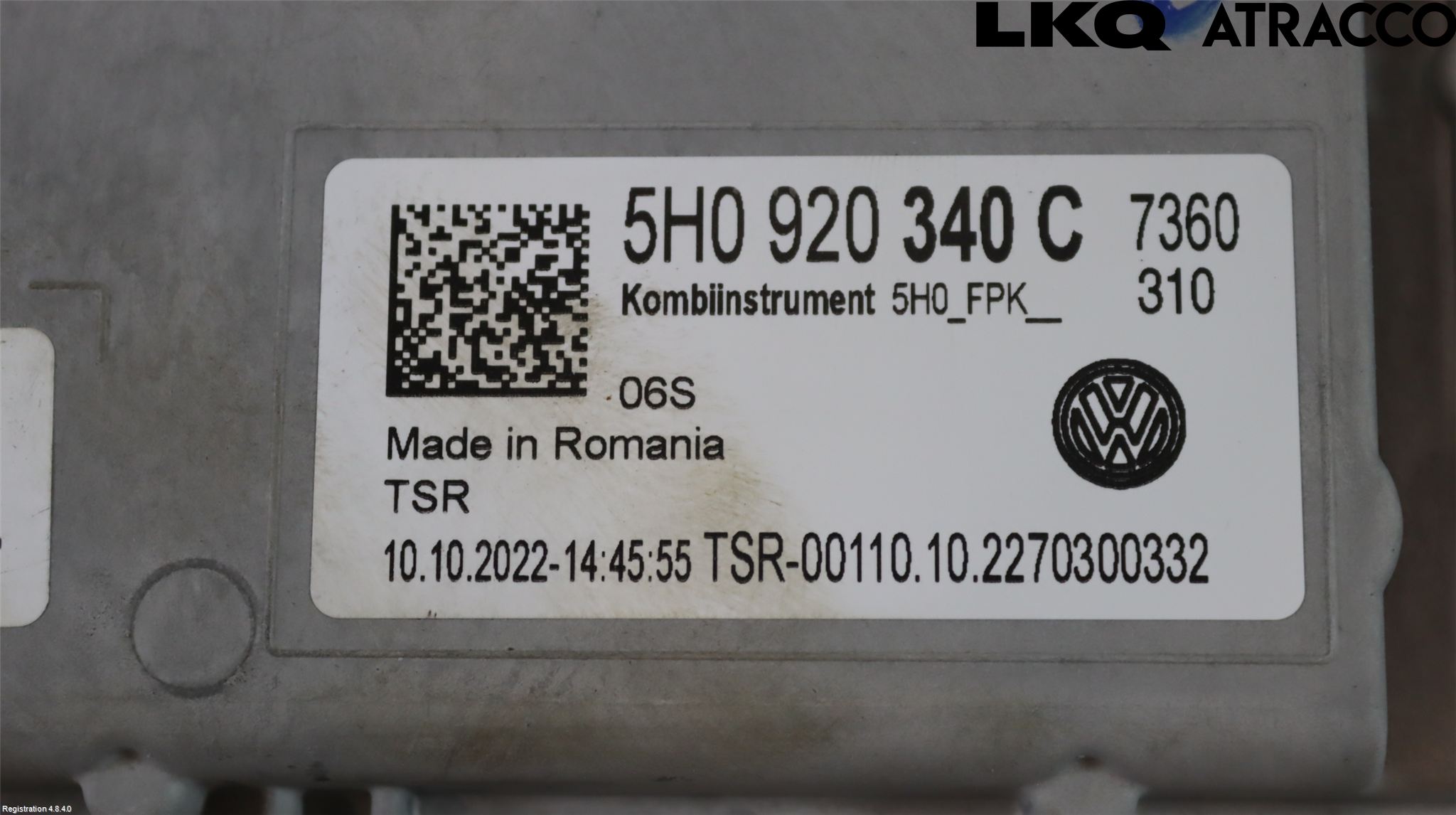 Volkswagen VW GOLF / E-GOLF VIII 20- Instrument Komb