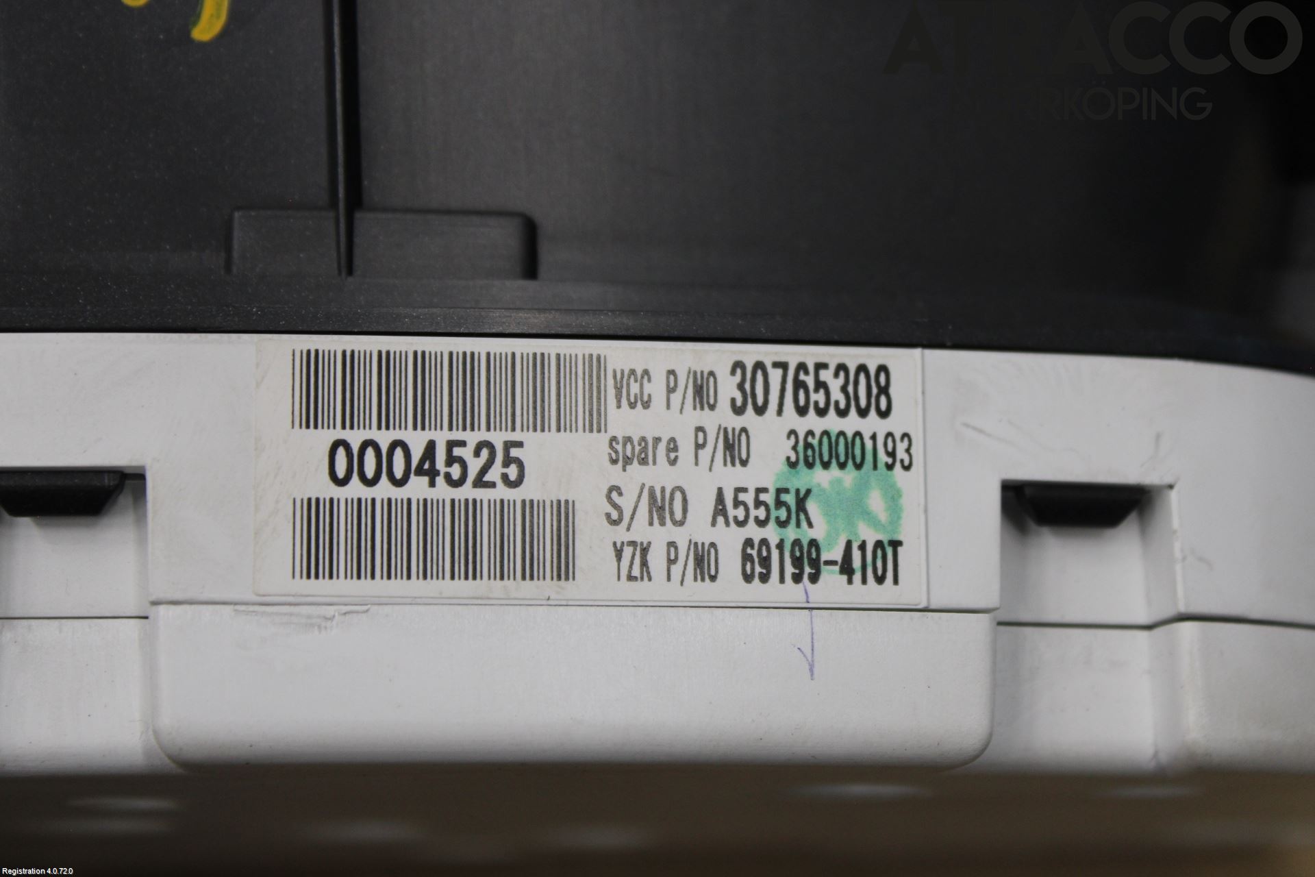 Volvo V50 08-12 Instrument Komb