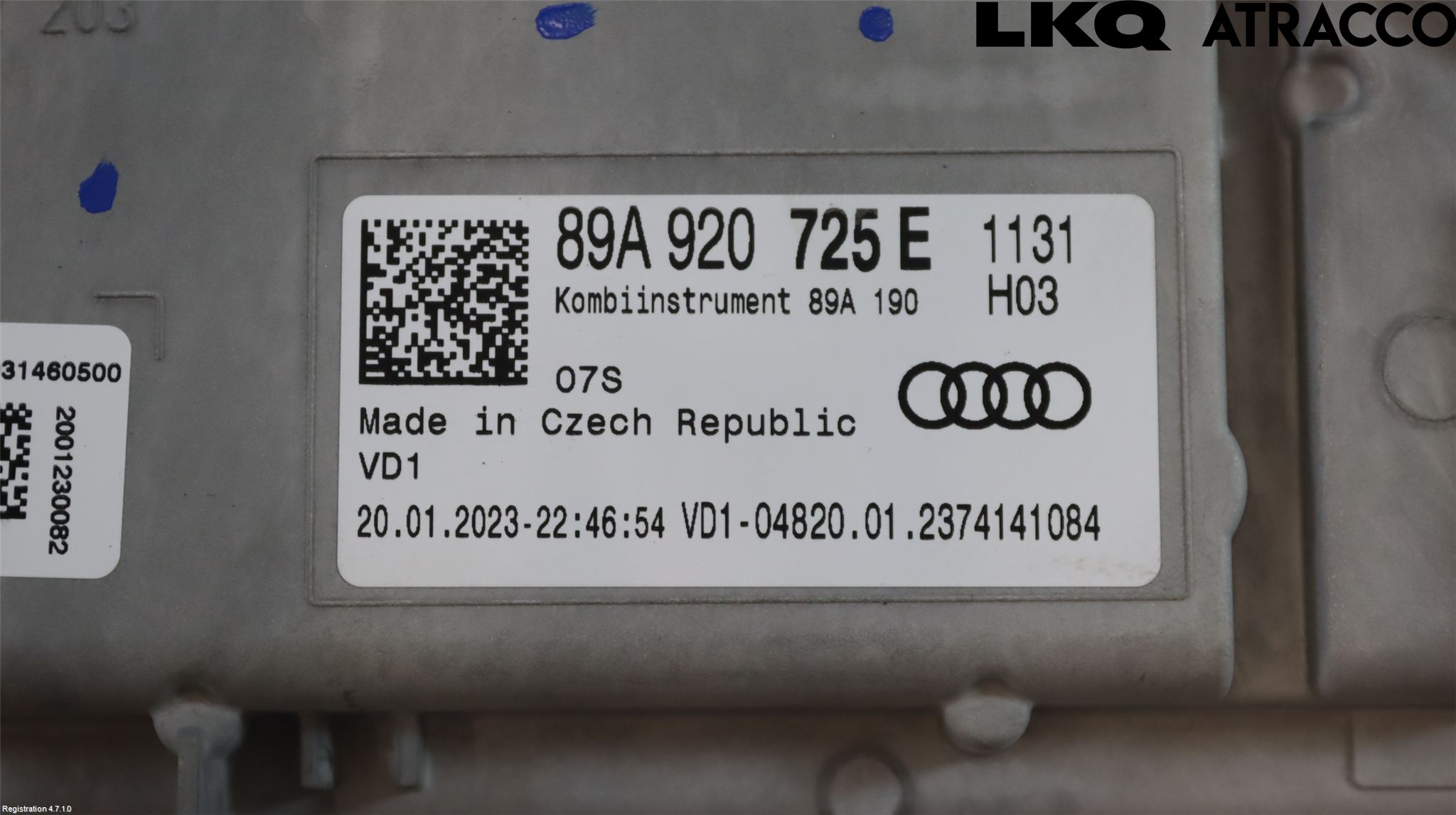 Audi Q4 E-TRON FZ 22- Instrument Komb