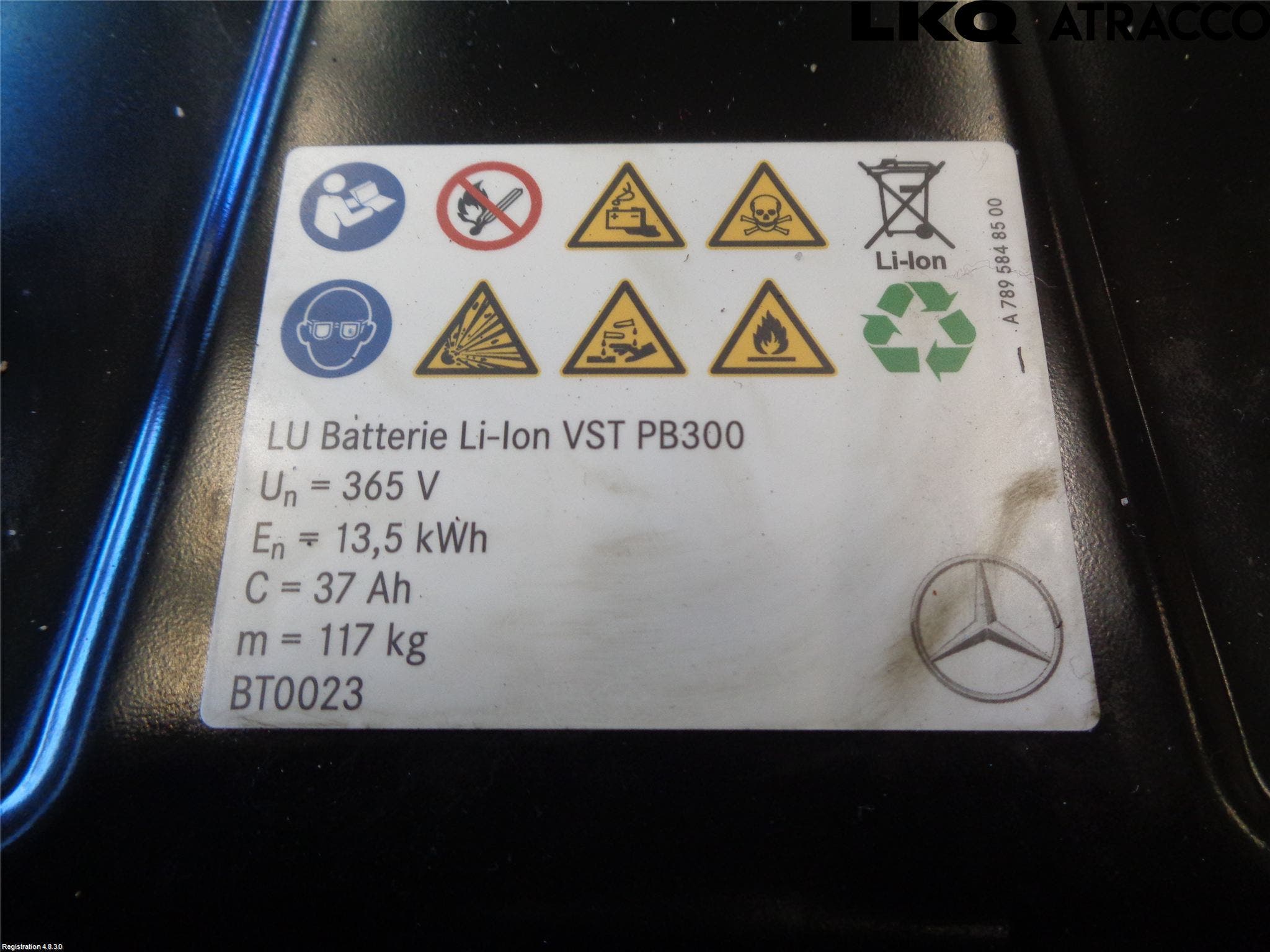 Mercedes-Benz MB GLC-KLASS (X253/C253) 15-22 Batteri Högspänning