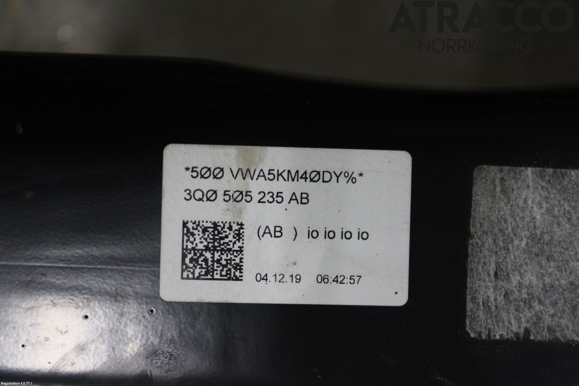 Volkswagen VW PASSAT 15-19 Bakaxelbalk