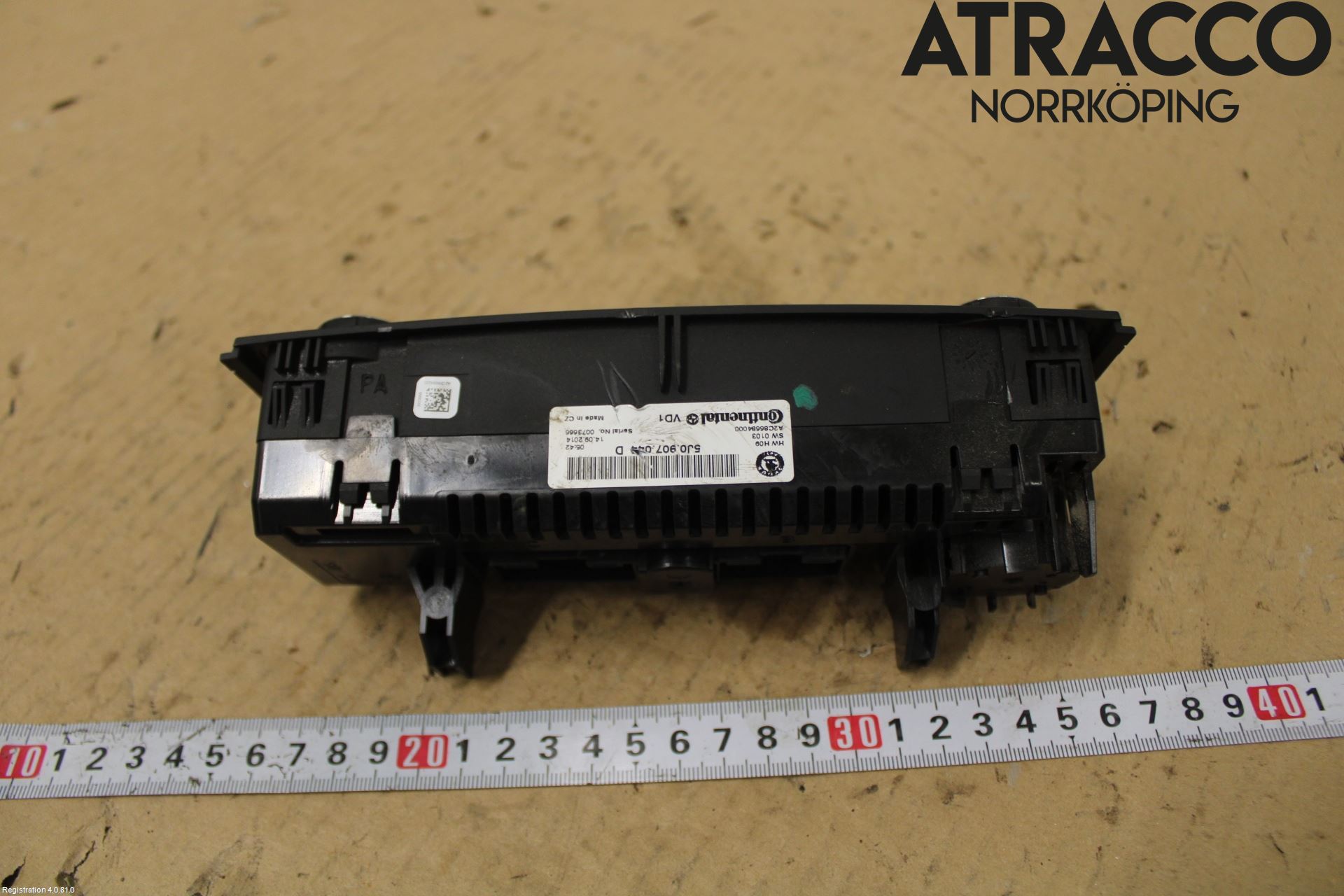 Skoda FABIA 07-14 Värmereglage