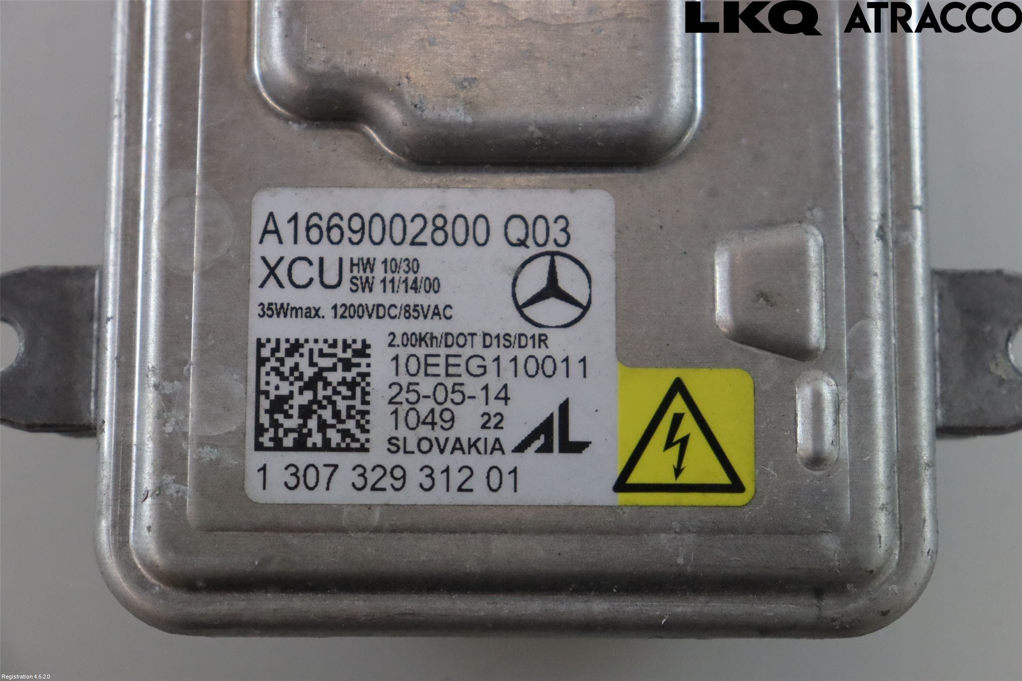 Mercedes-Benz MB B-KLASS (W246/W242) 12-19 Styrenhet Strålkastare