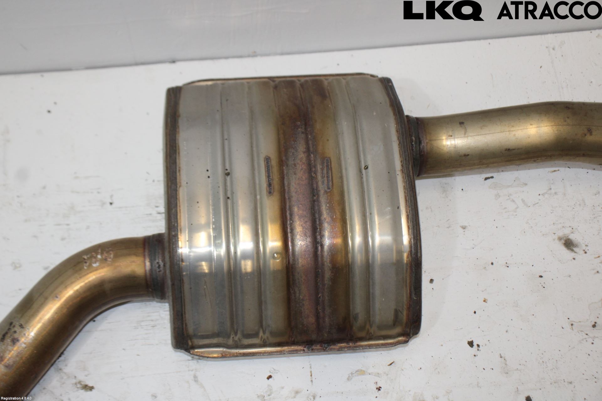 Audi A6 F2/C8 19- Avgas Främre Rör