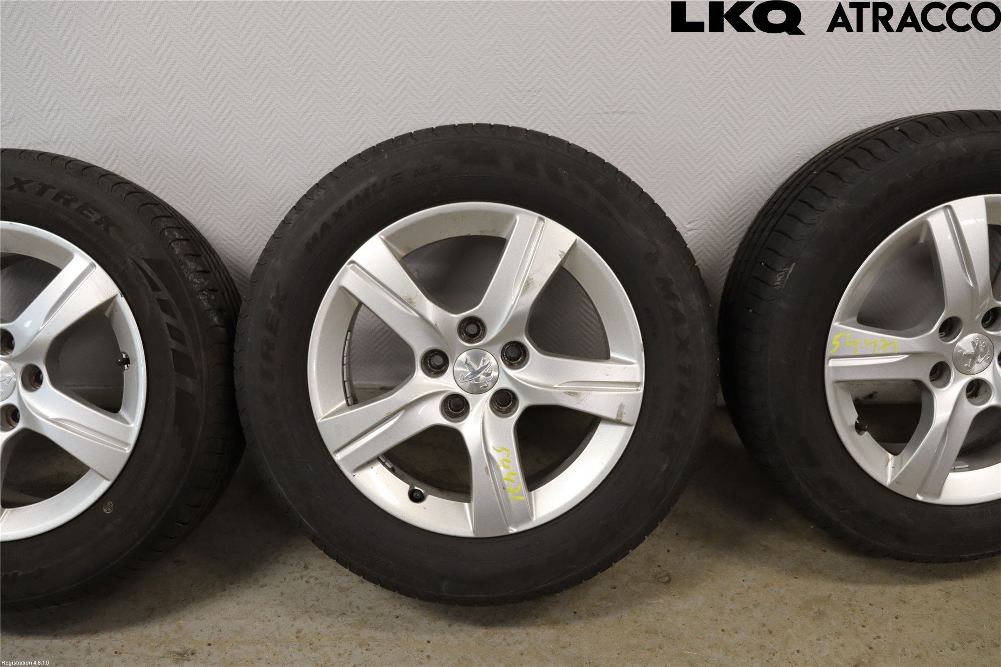 Peugeot 508 11-18 Sommardäck Alumfälg 4St