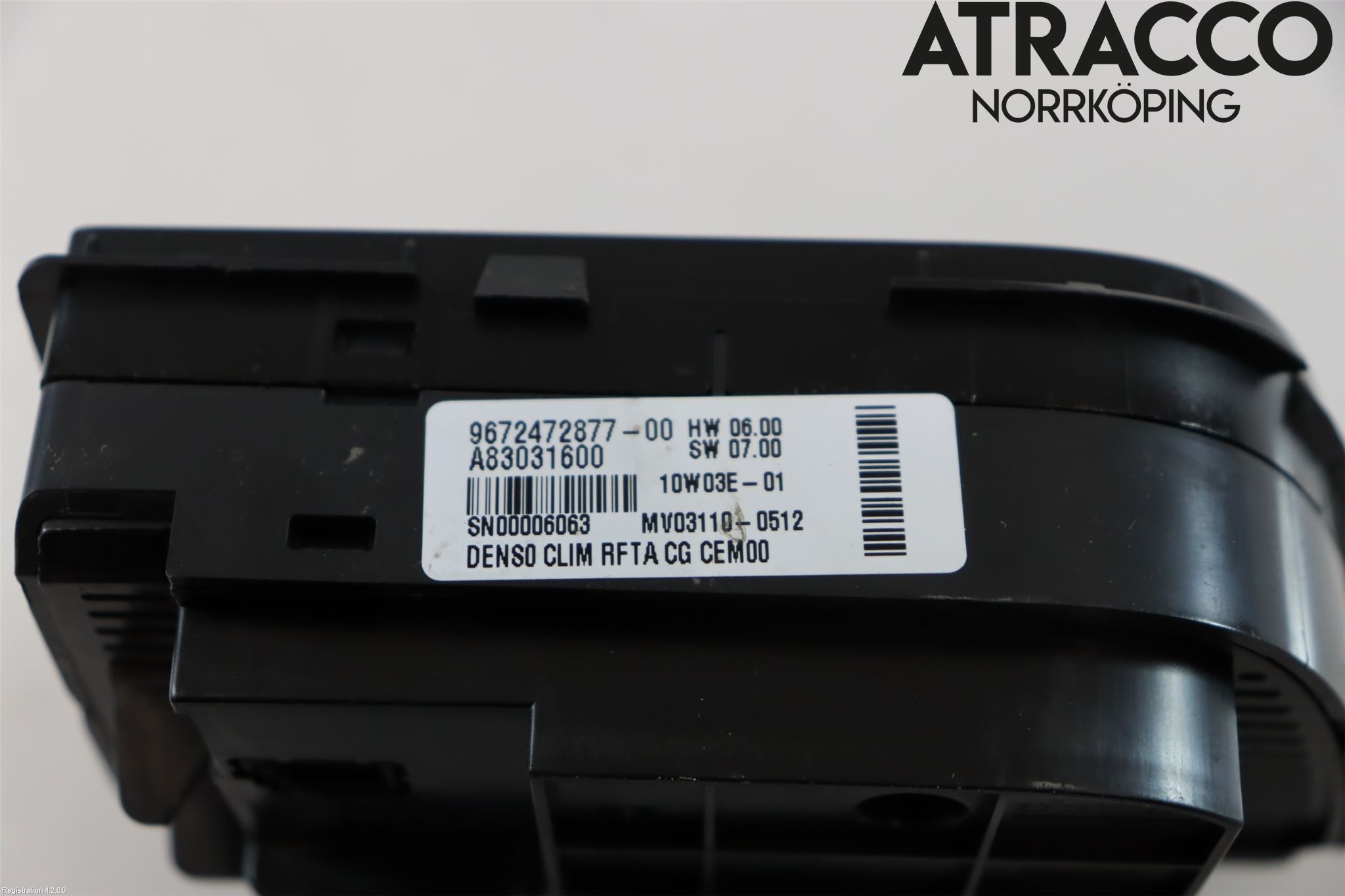 Citroen C4 GRAND PICASSO 07-13 Värmereglage
