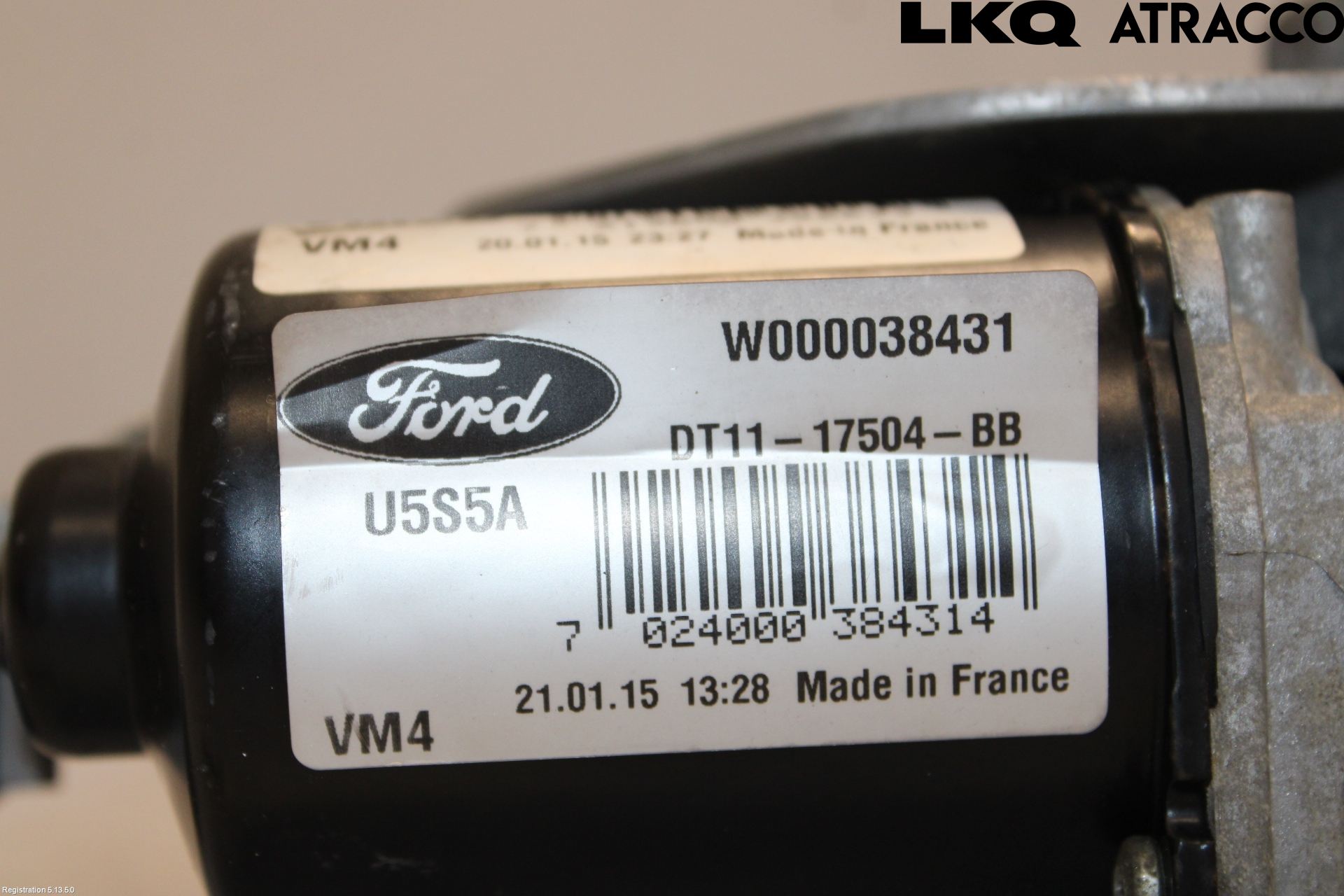 Ford TRANSIT/TOURNEO CONNECT 13-22 Torkarmotor Vindruta