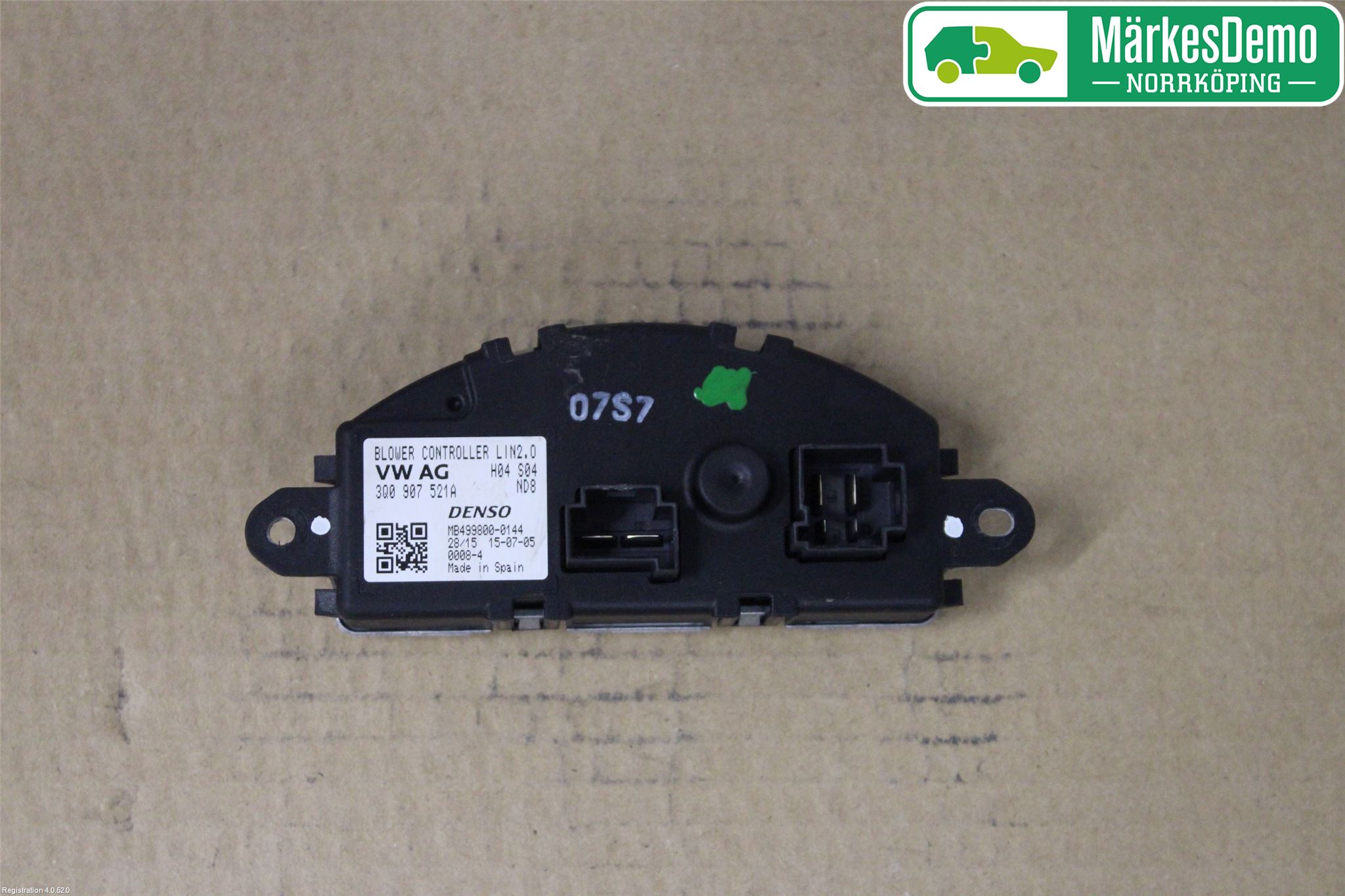 Skoda SUPERB 16-24 Värmefläktsmotstånd