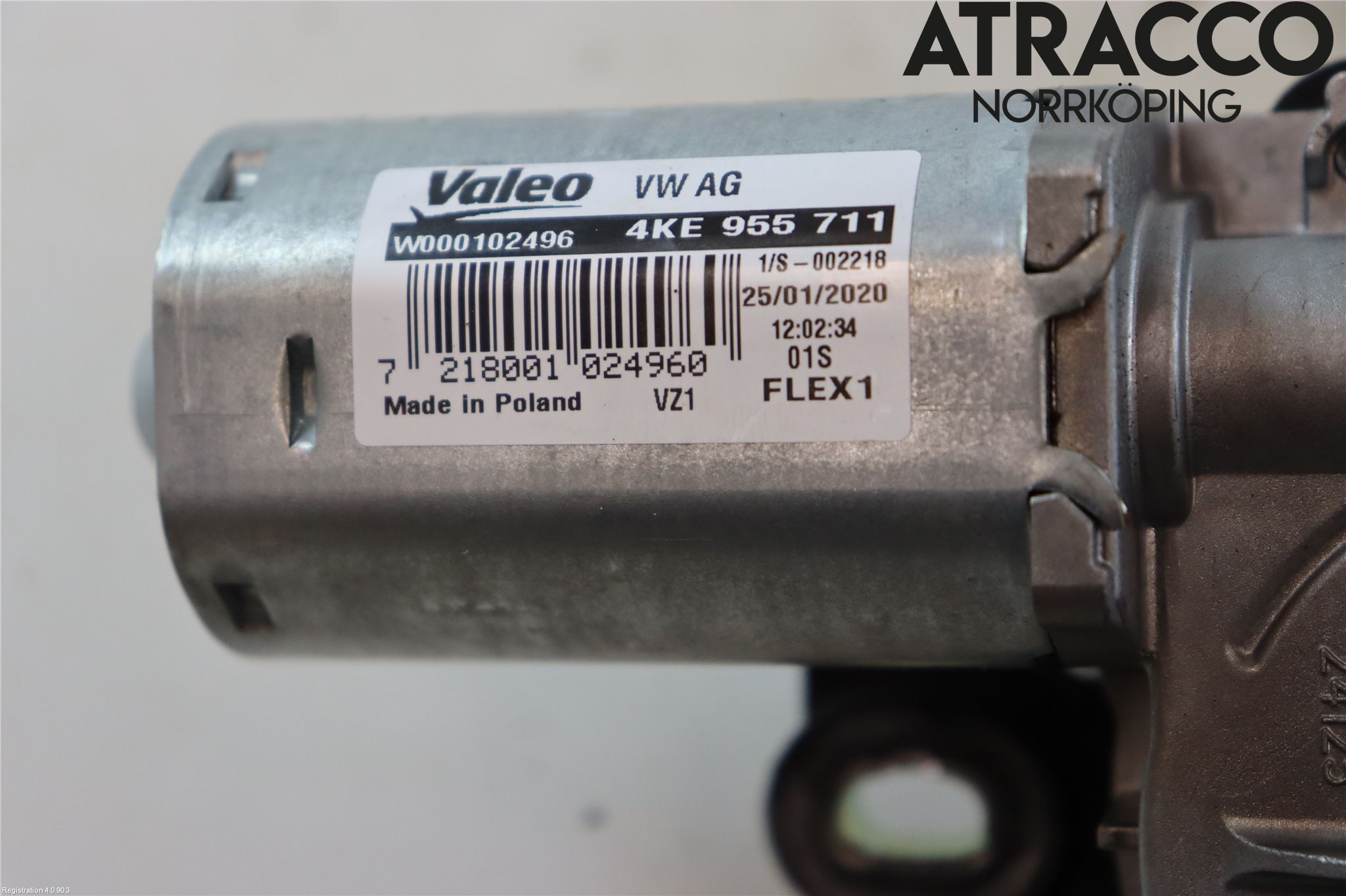 Audi E-TRON, S GE 19- Torkarmotor Baklucka