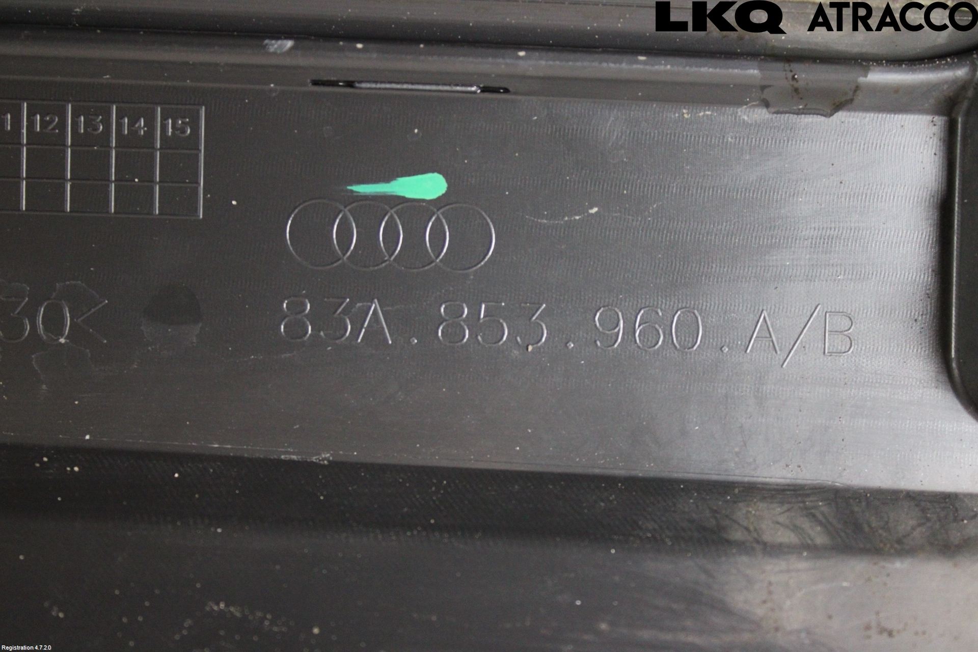 Audi Q3 F3 19- Dörr Dekorlist Fram Hö