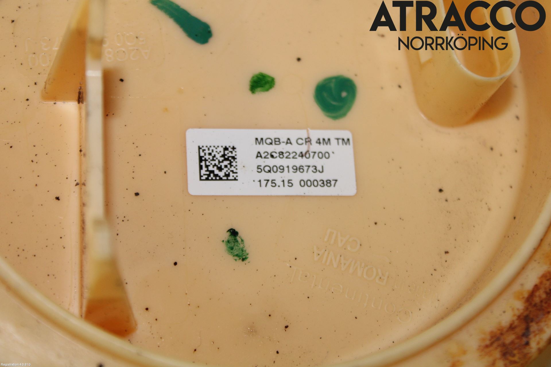 Volkswagen VW GOLF / E-GOLF VII 13-20 Givare Tank