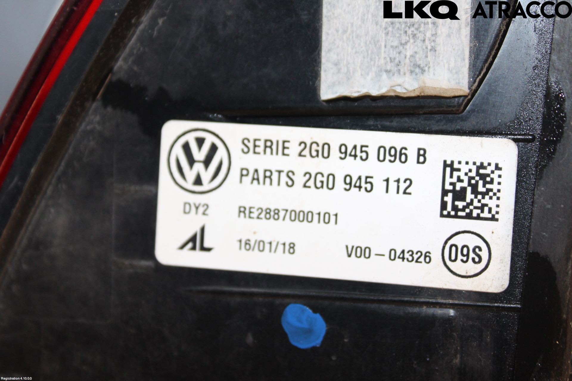 Volkswagen VW POLO VI 18->> Bakljus Höger