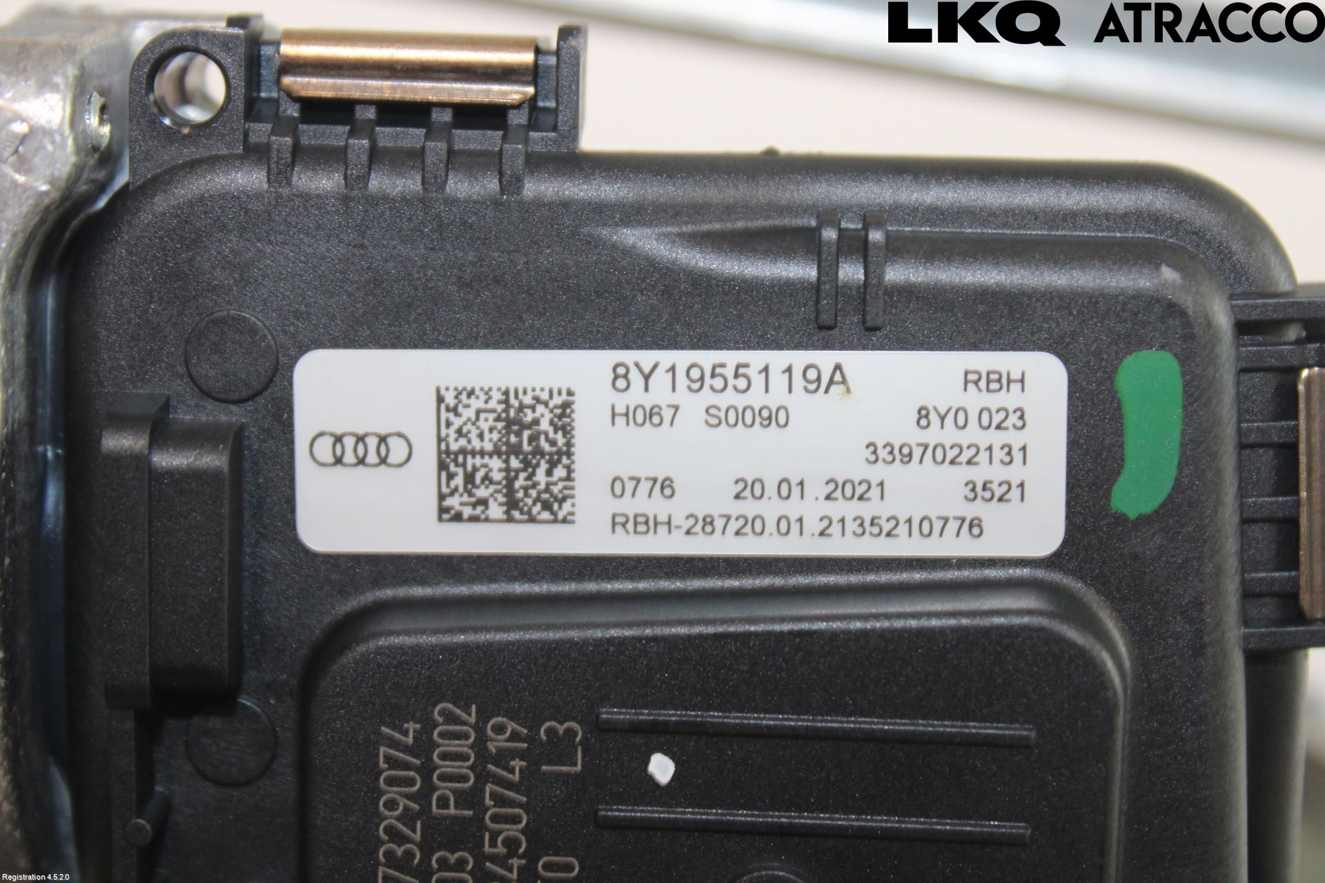 Audi A3/S3 8Y 21- Torkarmekanism Vindruta