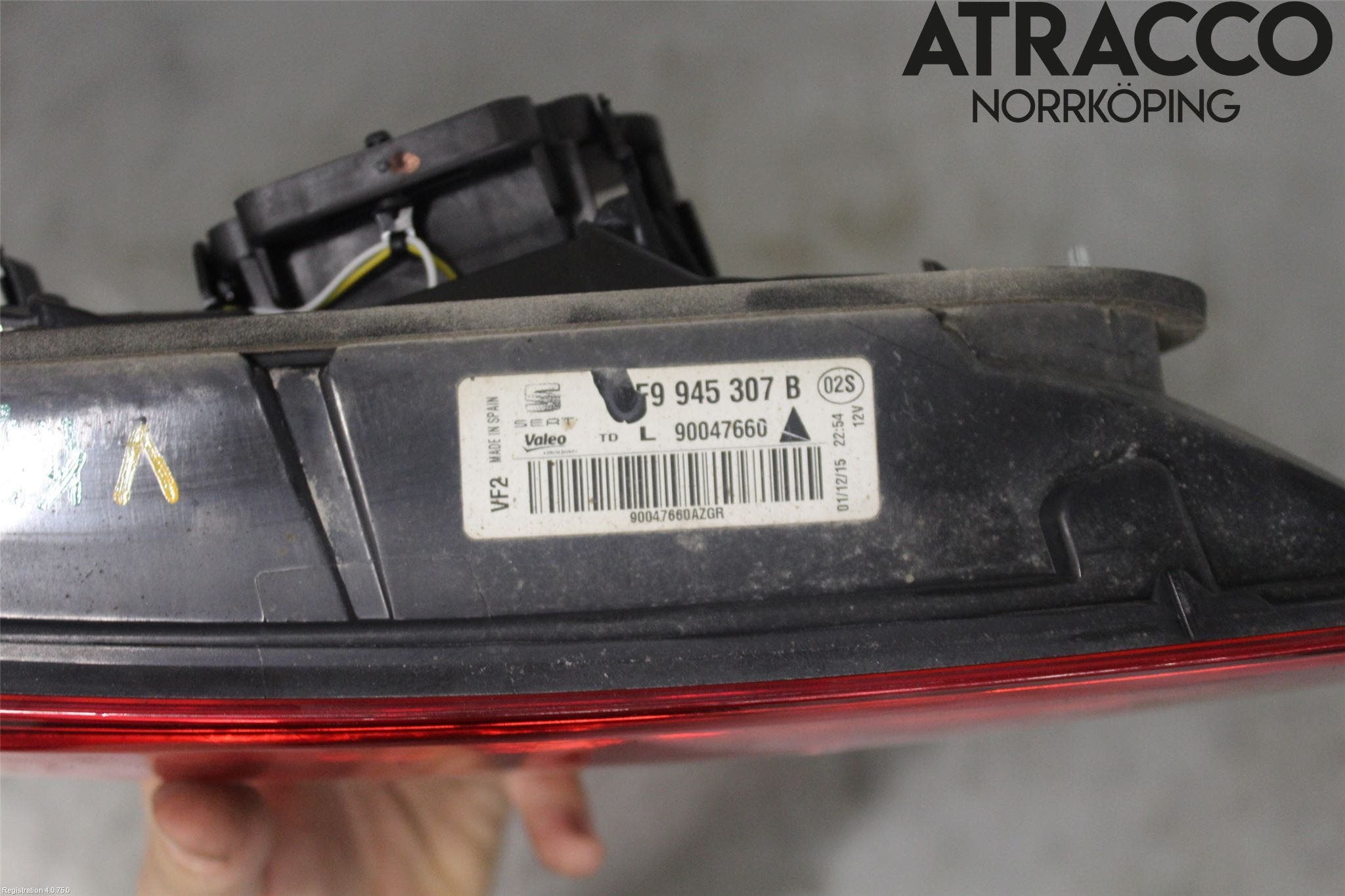 Seat LEON 13-20 Bakljus Lucka Vä