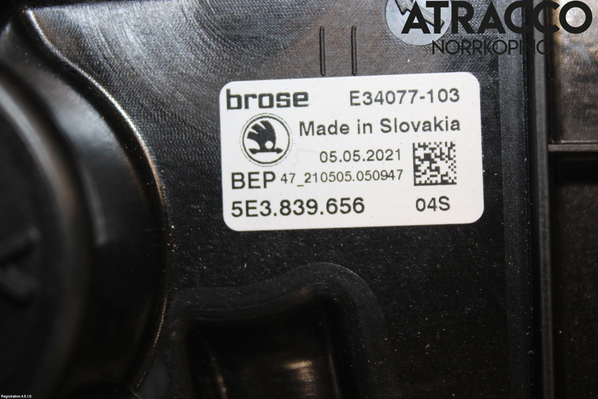 Skoda OCTAVIA (NX) 20- Fönsterhiss El Kompl