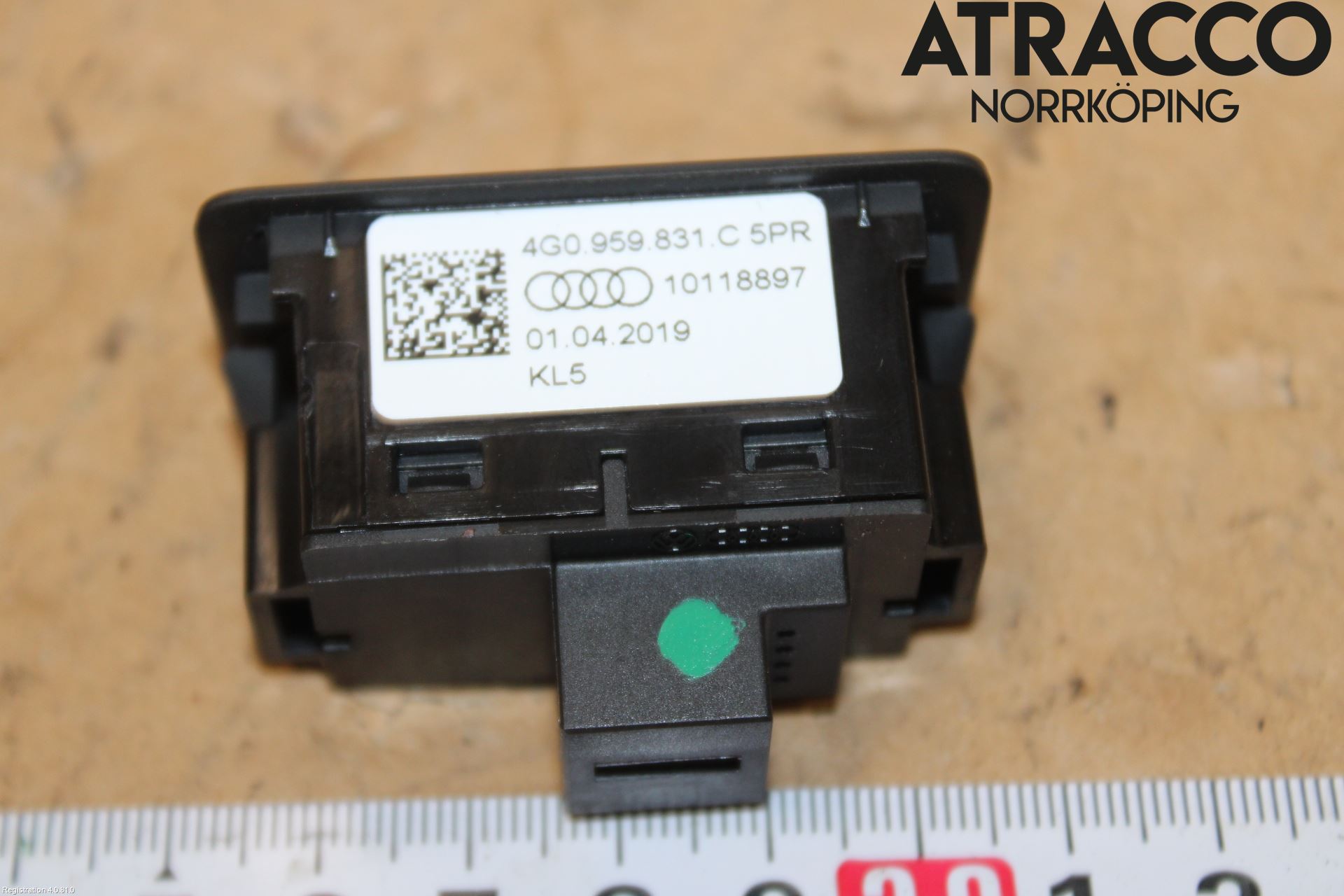 Audi A5 17- Strömställare Baklucka