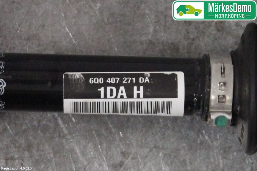 Skoda FABIA 07-14 Drivaxel Fram Vänster
