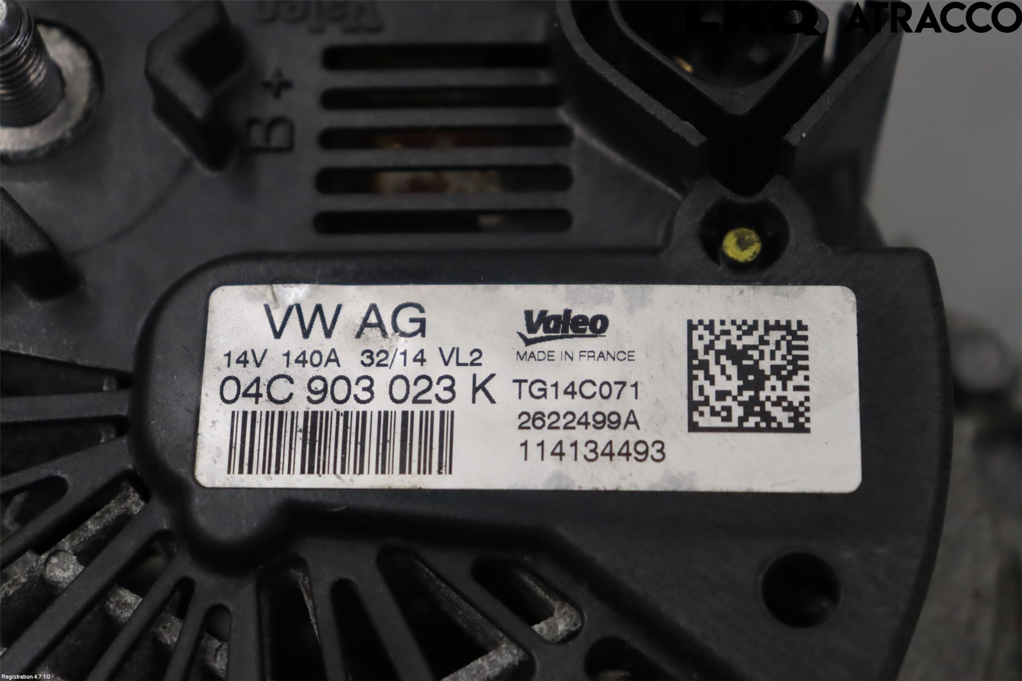 Volkswagen VW GOLF / E-GOLF VII 13-20 Generator