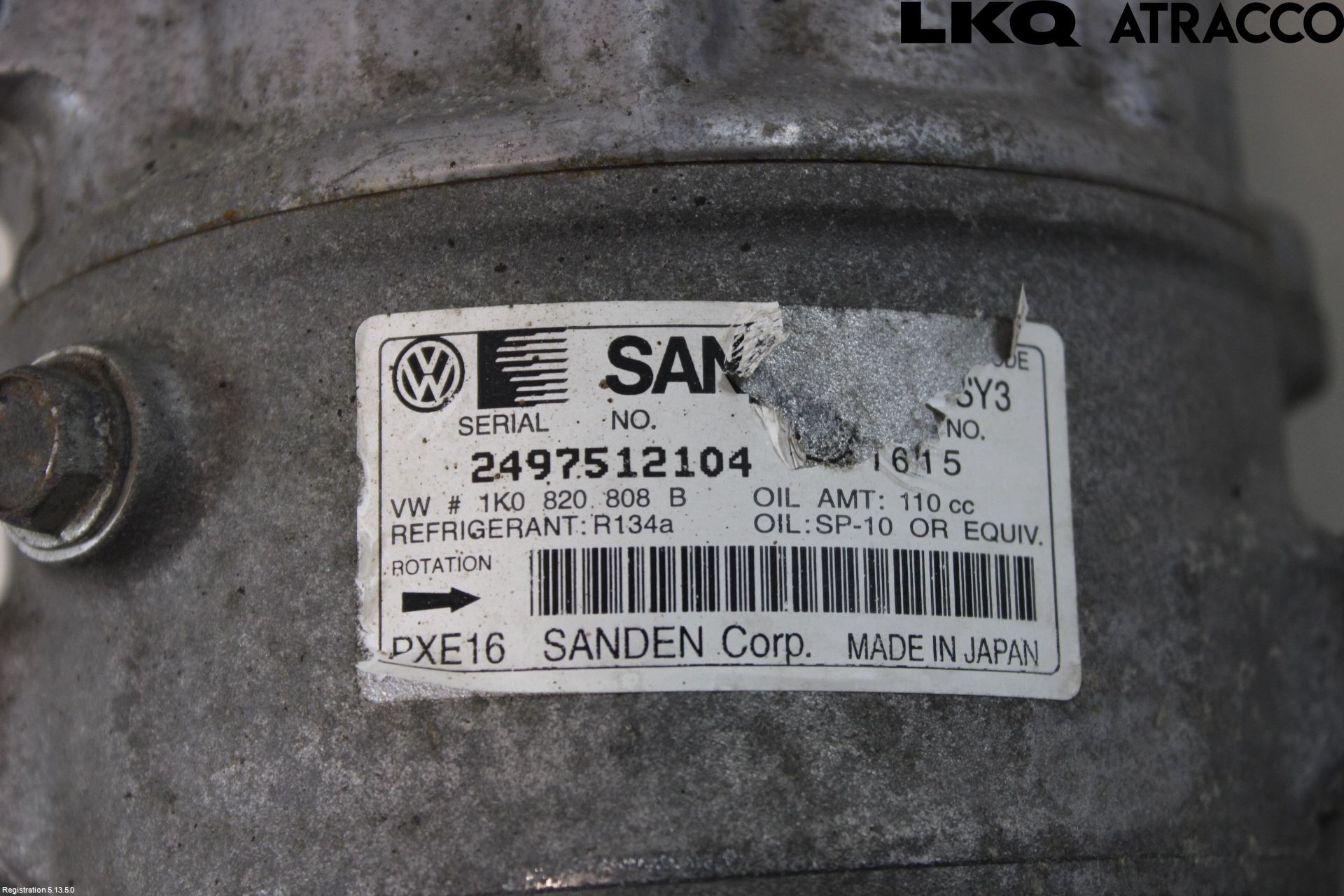 Skoda SUPERB 09-15 Ac Kompressor