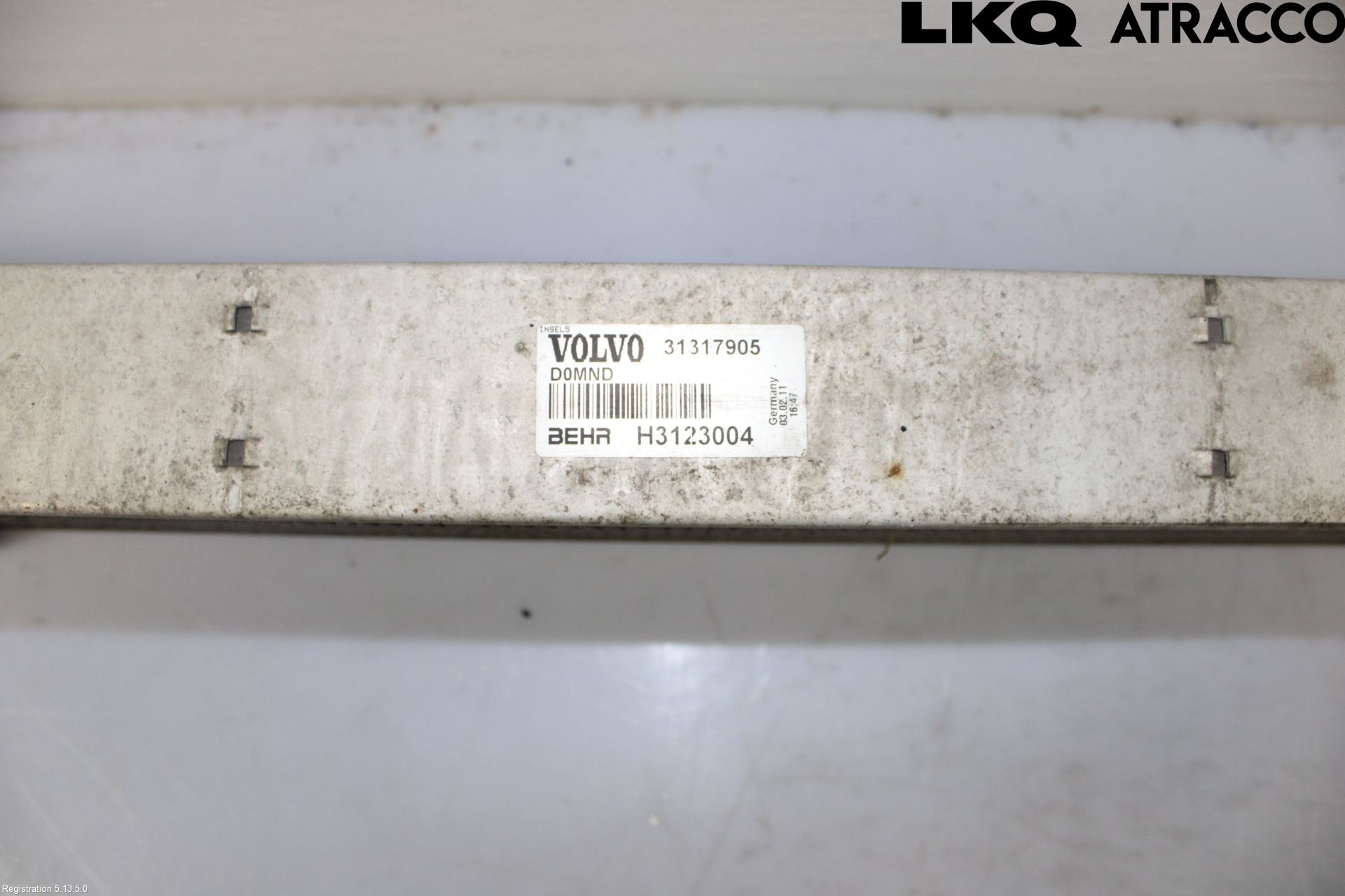 Volvo S40 08-12 Laddluft-Intercooler Kyl