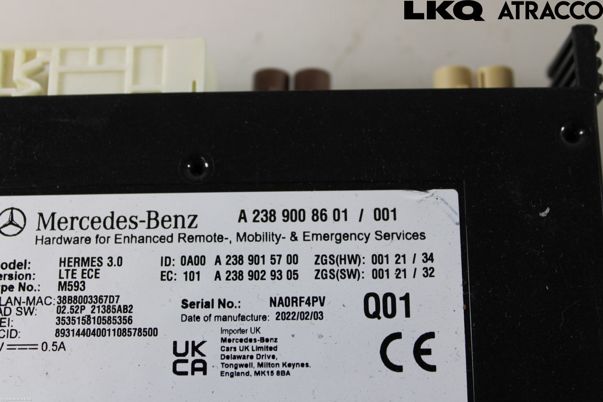 Mercedes-Benz MB GLC-KLASS (X253/C253) 15-22 Styrenhet Multimedia