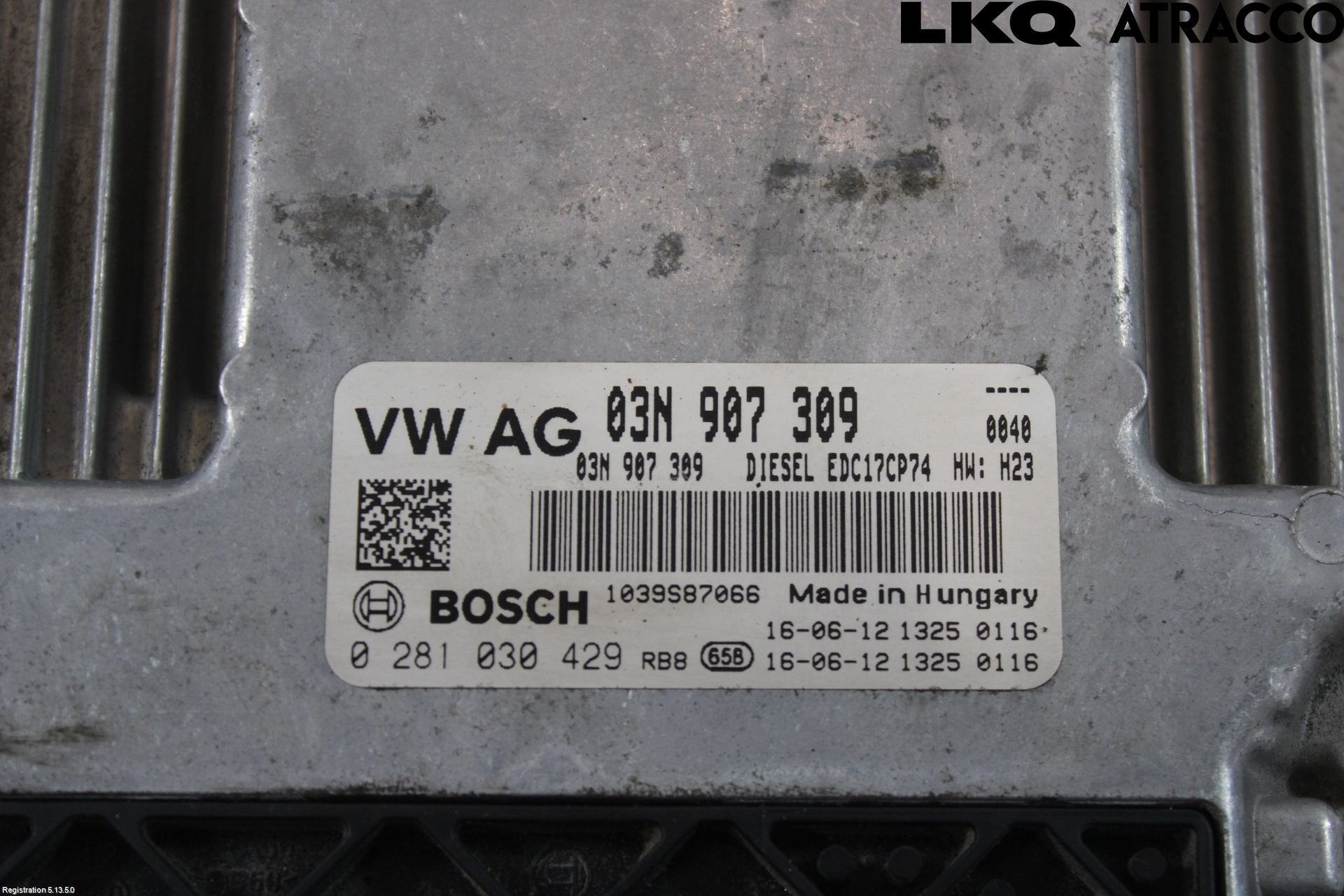 Volkswagen VW PASSAT 15-19 Styrenhet Inspump Diesel