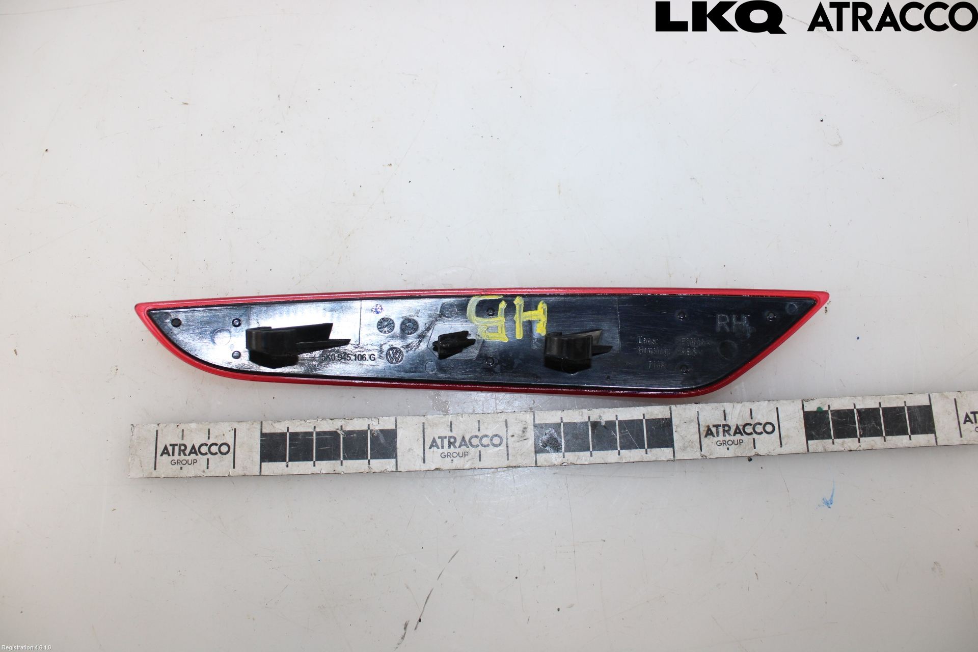 Volkswagen VW GOLF VI 09-13 Dimljus/Reflex Bak