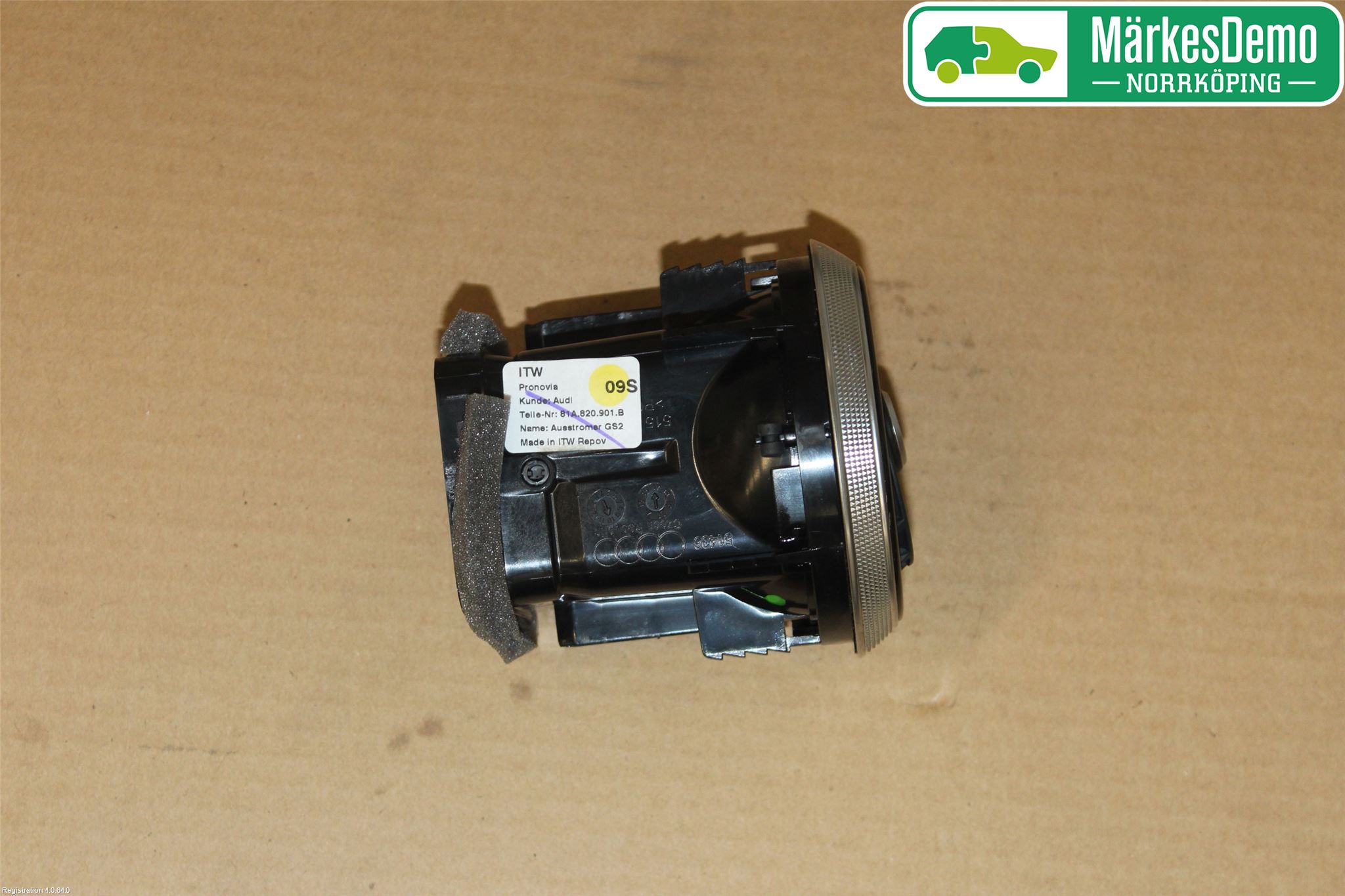 Audi A3/S3 8V 13-20 Defrosterkanal-Munstycke