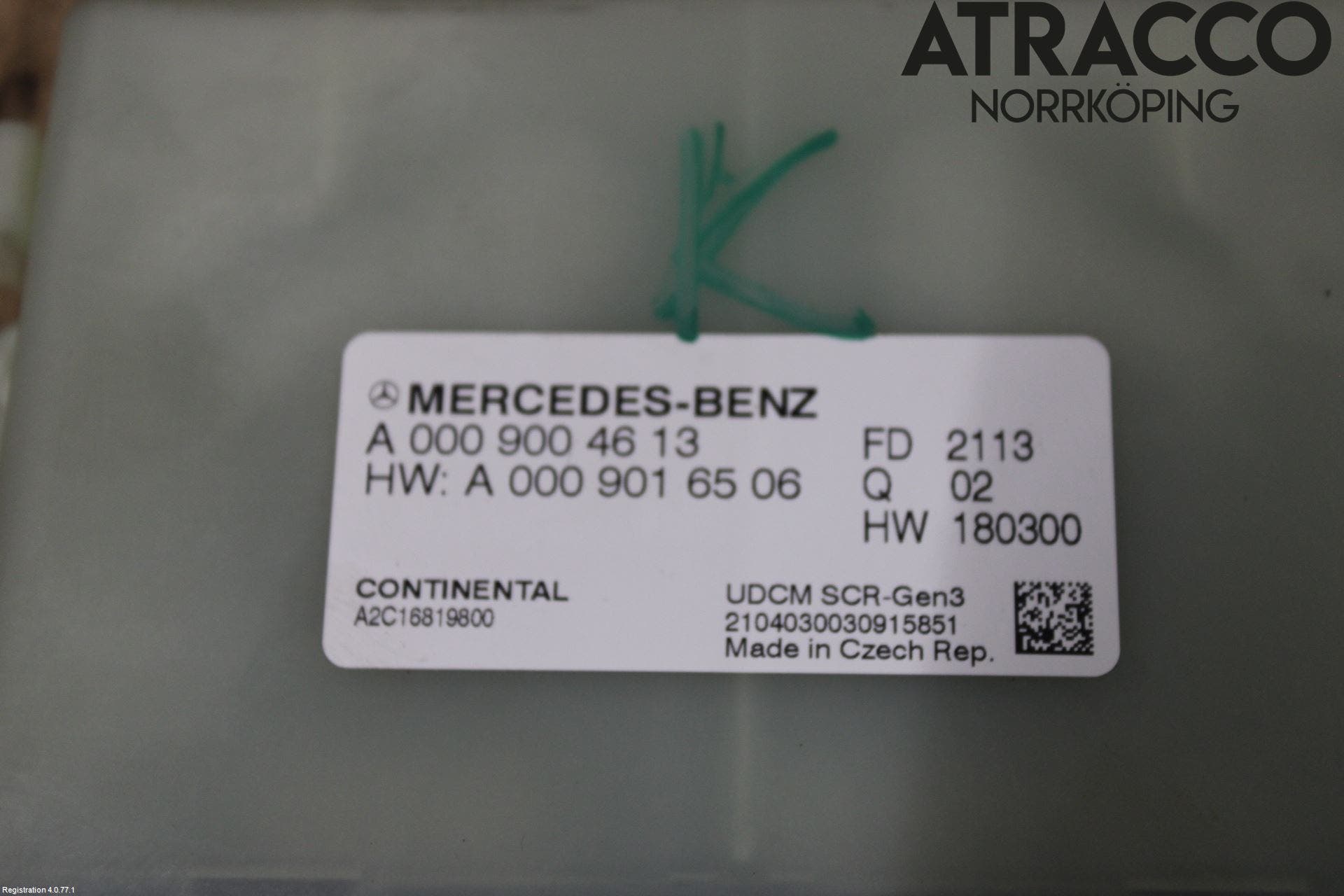 Mercedes-Benz MB CLA-KLASS (C118/X118) 19- Styrenhet Avgasrening