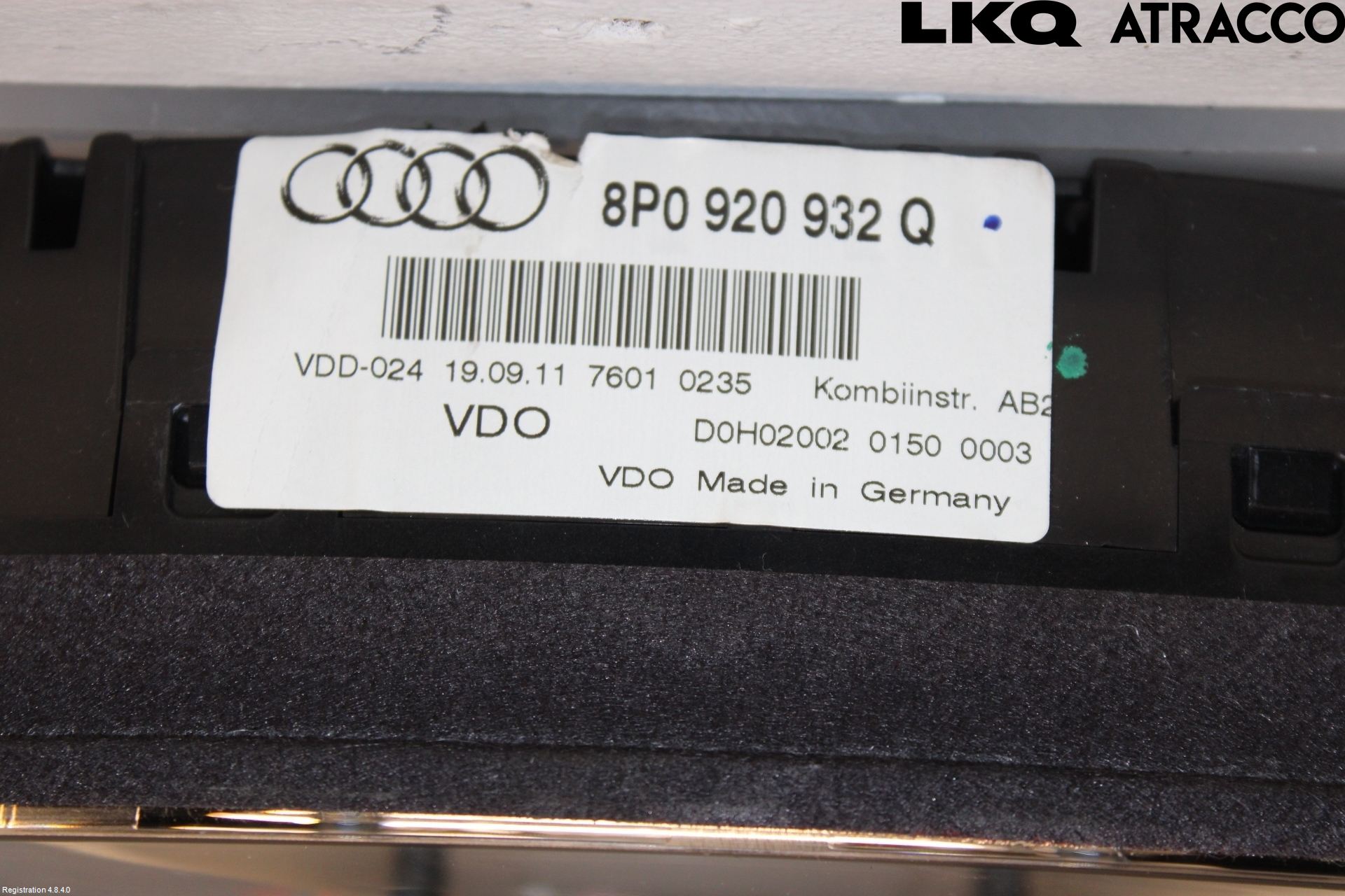 Audi A3/S3 05-13 Instrument Komb